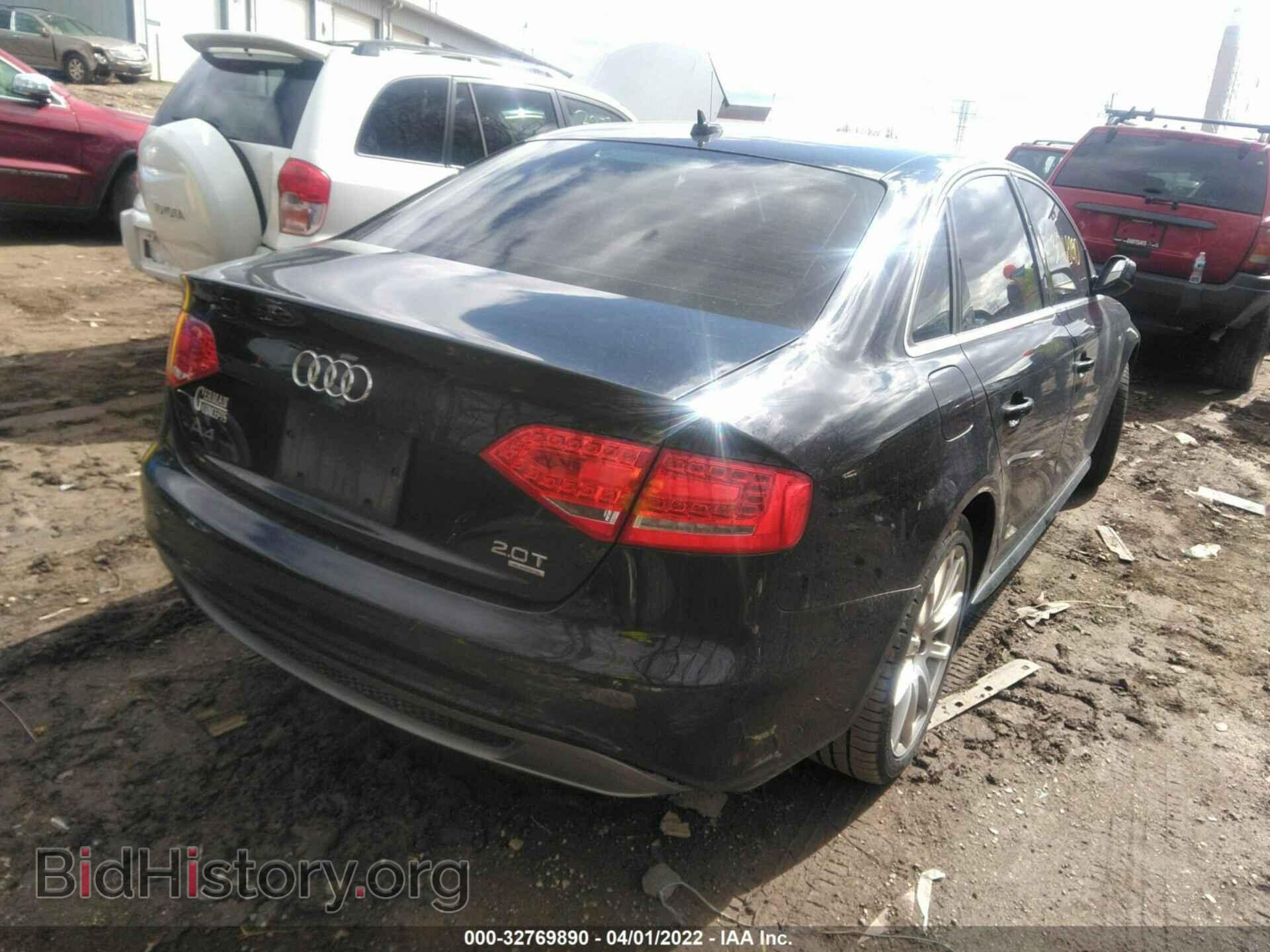 2012 AUDI A4 - VIN: WAUFFAFL6CA089276 - Photo 4