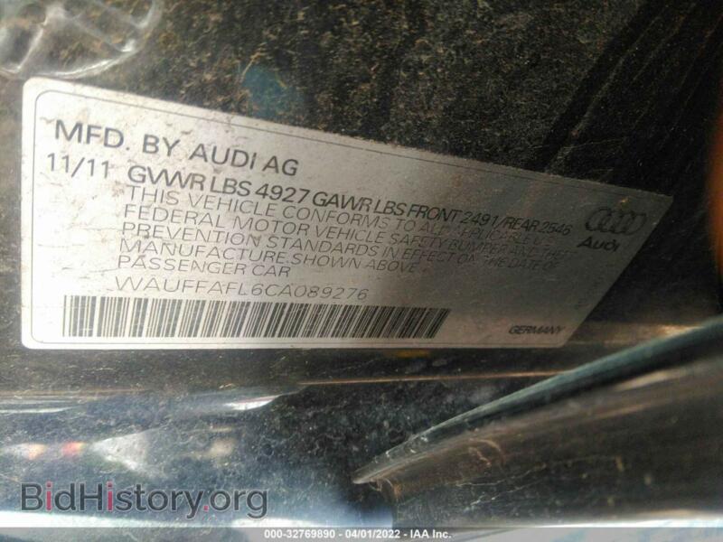 2012 Audi A4 (VIN WAUFFAFL6CA089276) — photo 9 of 11