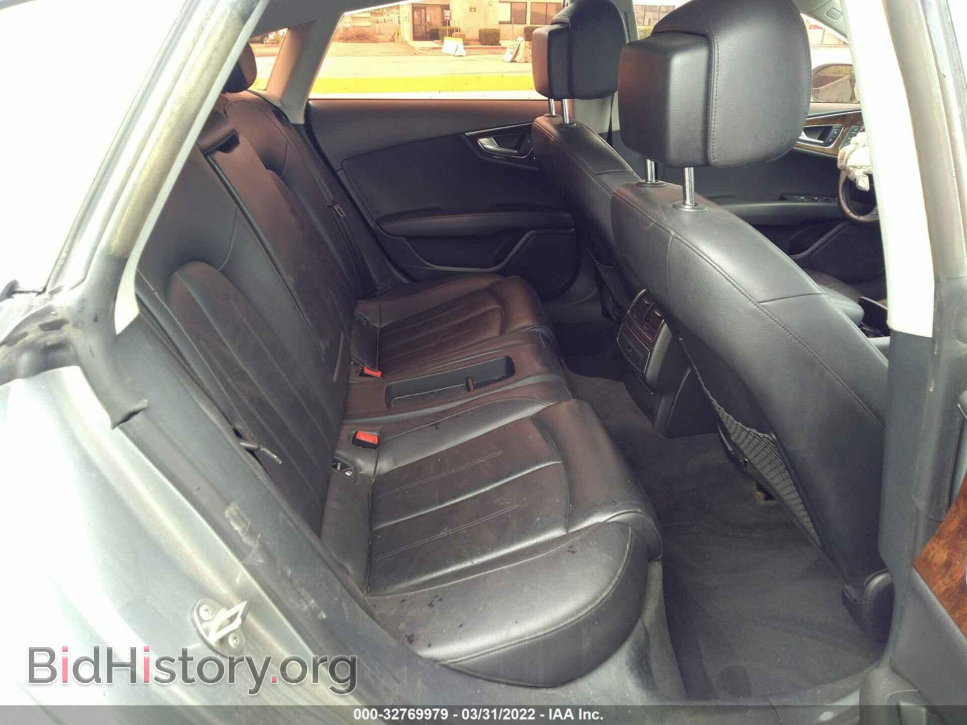 2013 AUDI A7 - VIN: WAUYGAFC2DN078792 - Фото 8