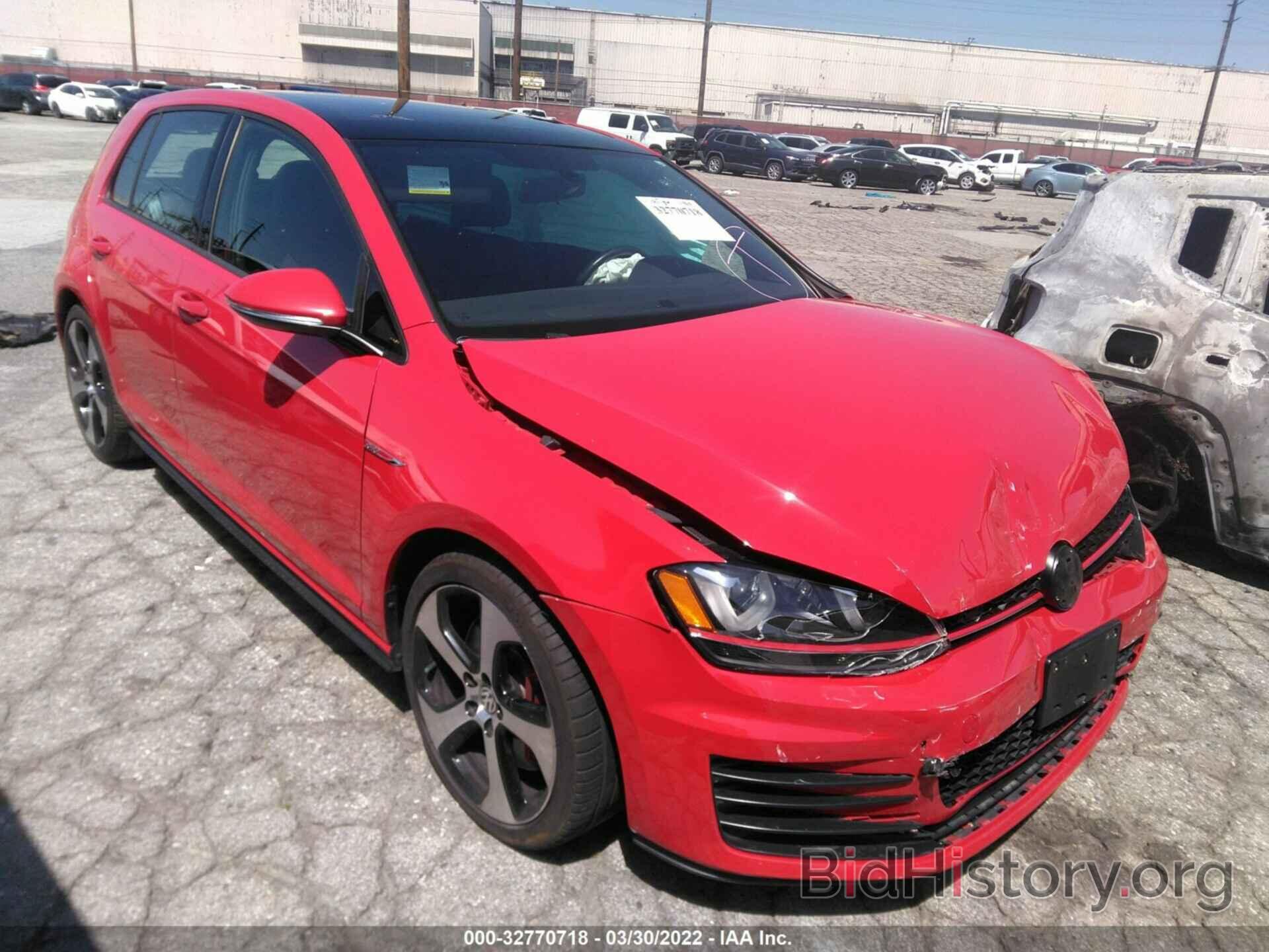 Photo 3VW447AU4GM025973 - VOLKSWAGEN GOLF GTI 2016