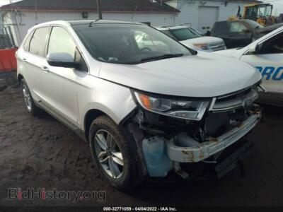 2015 Ford EDGE SEL, white — VIN 2FMTK3J87FBB02119, IAAI