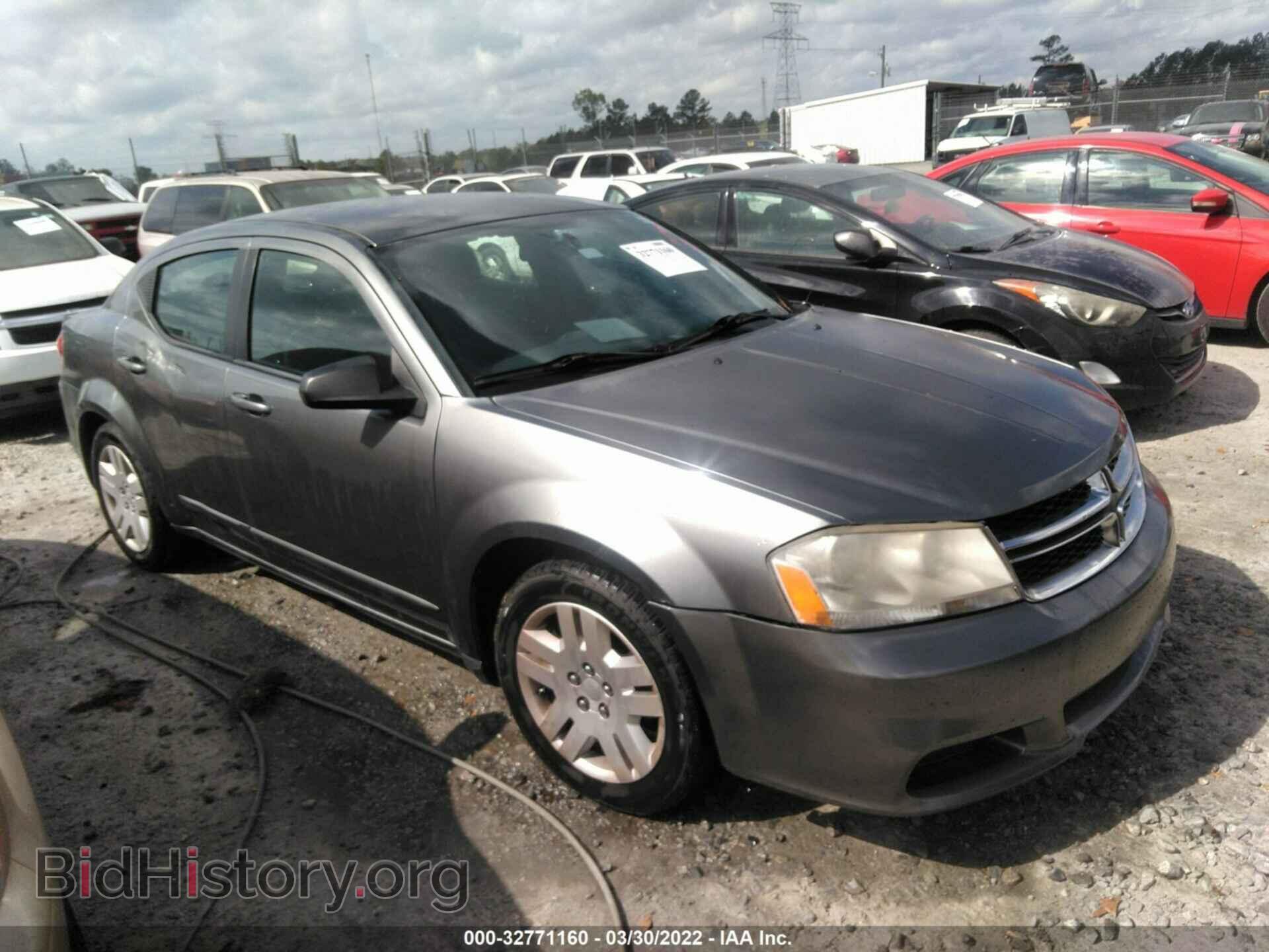 Photo 1C3CDZAB9CN285492 - DODGE AVENGER 2012