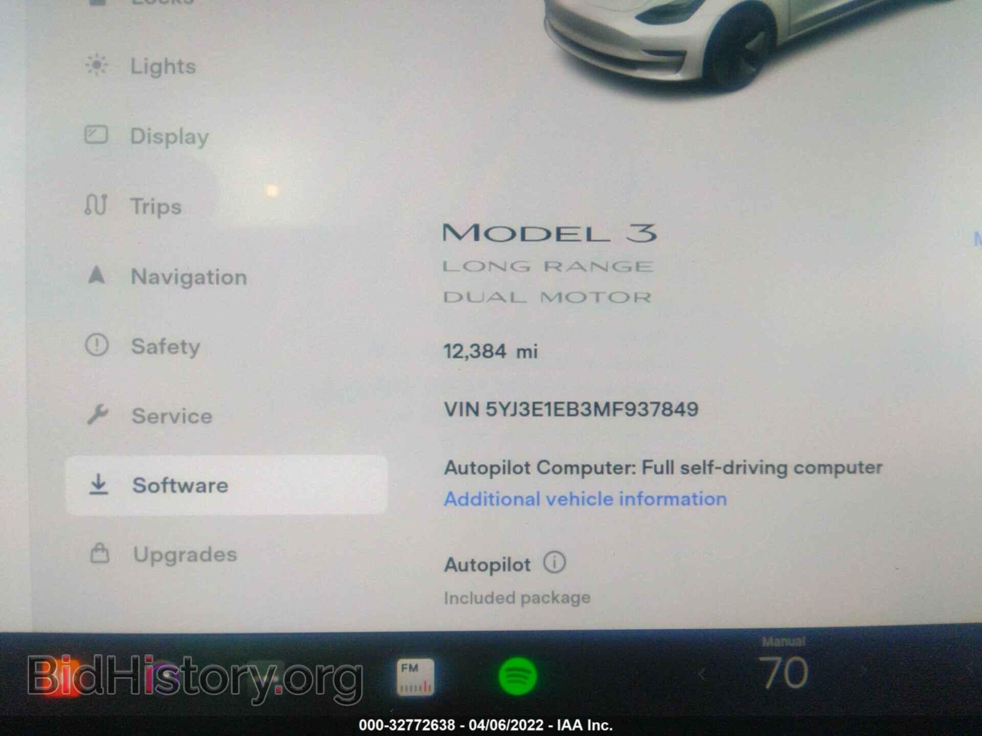 2021 TESLA MODEL 3 - VIN: 5YJ3E1EB3MF937849 - Photo 7