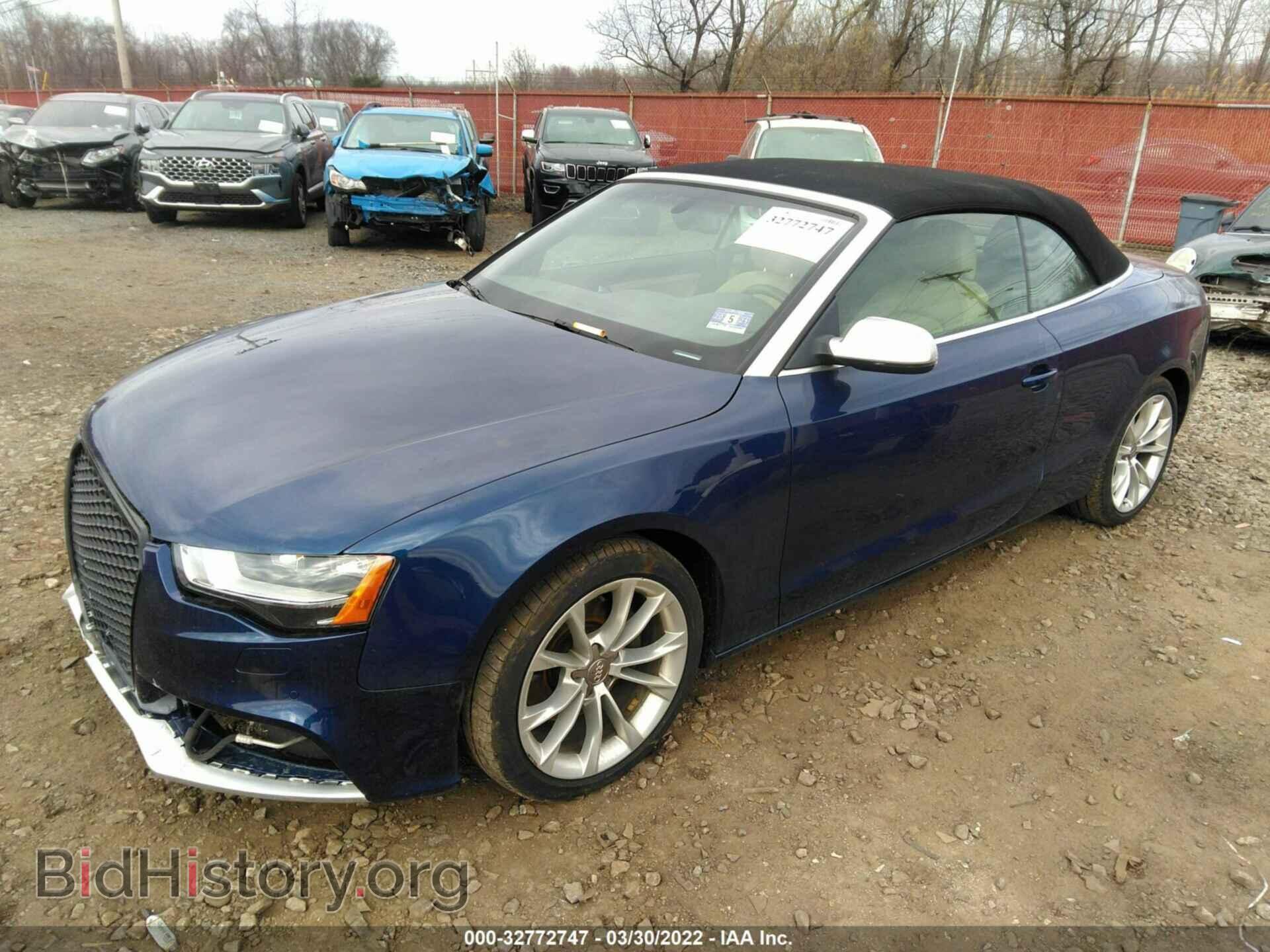 2013 AUDI A5 - VIN: WAUCFAFH2DN007522 - Photo 2
