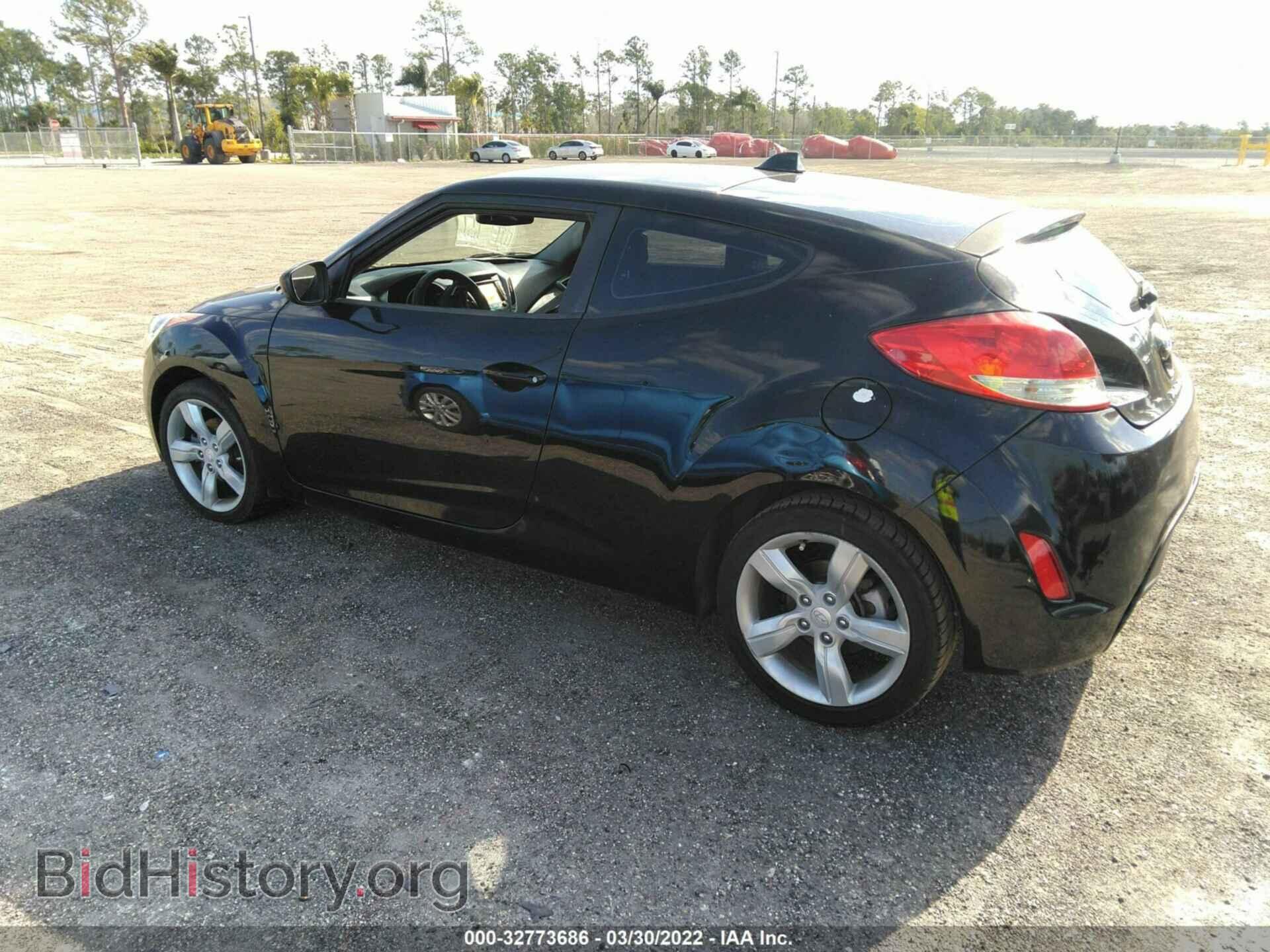 2013 HYUNDAI VELOSTER - VIN: KMHTC6AD2DU112091 - Фото 3