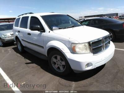 2007 Dodge DURANGO SLT, белый — VIN 1D8HD48277F532150, IAAI