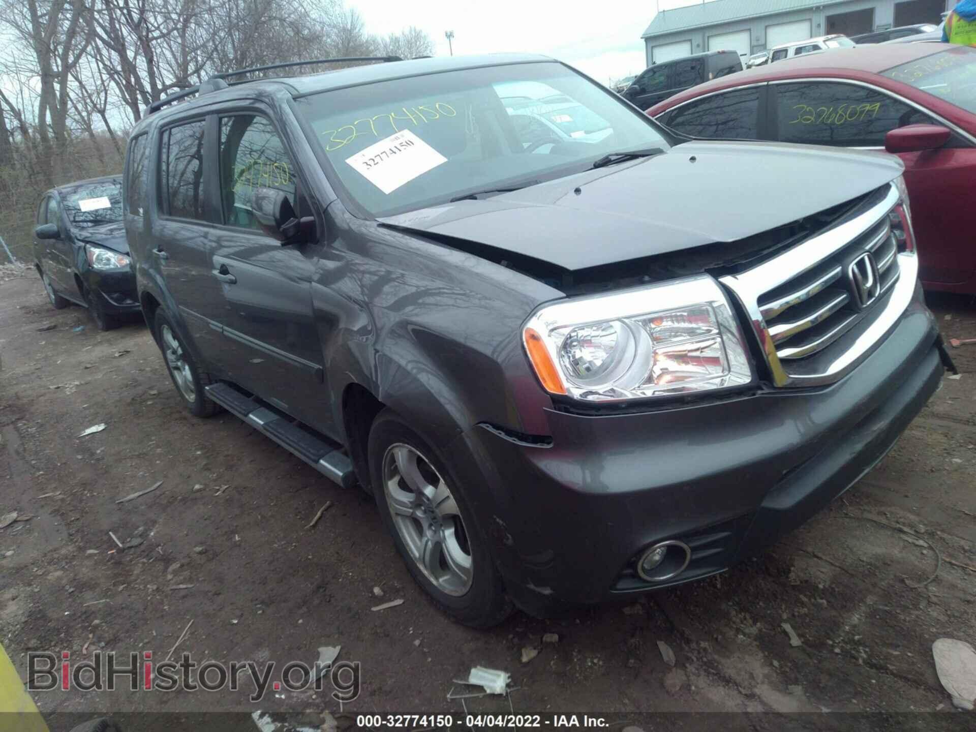 Фотография 5FNYF4H54CB041777 - HONDA PILOT 2012