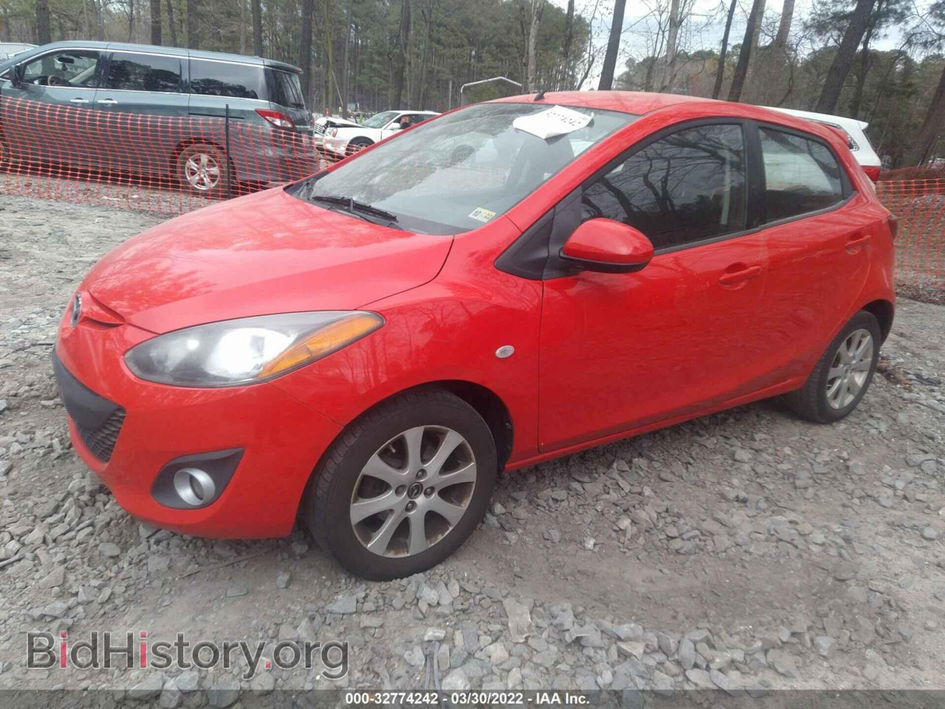 2013 MAZDA MAZDA2 - VIN: JM1DE1LZ2D0164097 - Фото 2