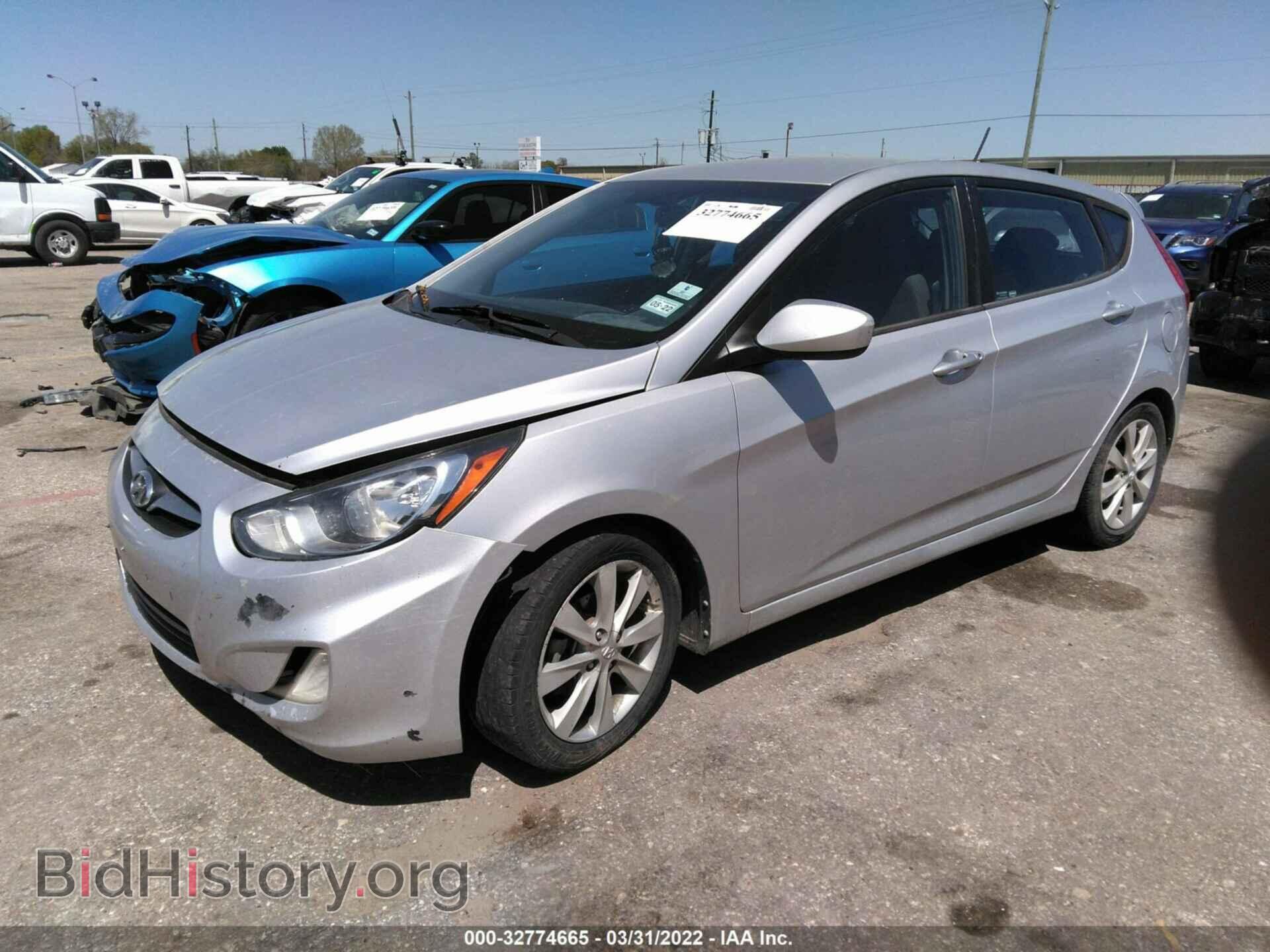 2012 HYUNDAI ACCENT - VIN: KMHCU5AE8CU027416 - Фото 2