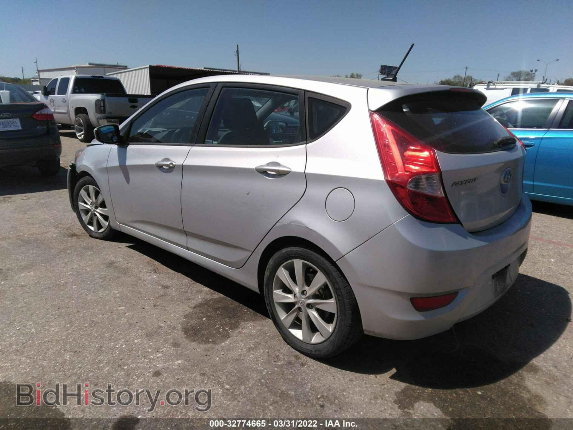 2012 HYUNDAI ACCENT - VIN: KMHCU5AE8CU027416 - Фото 3