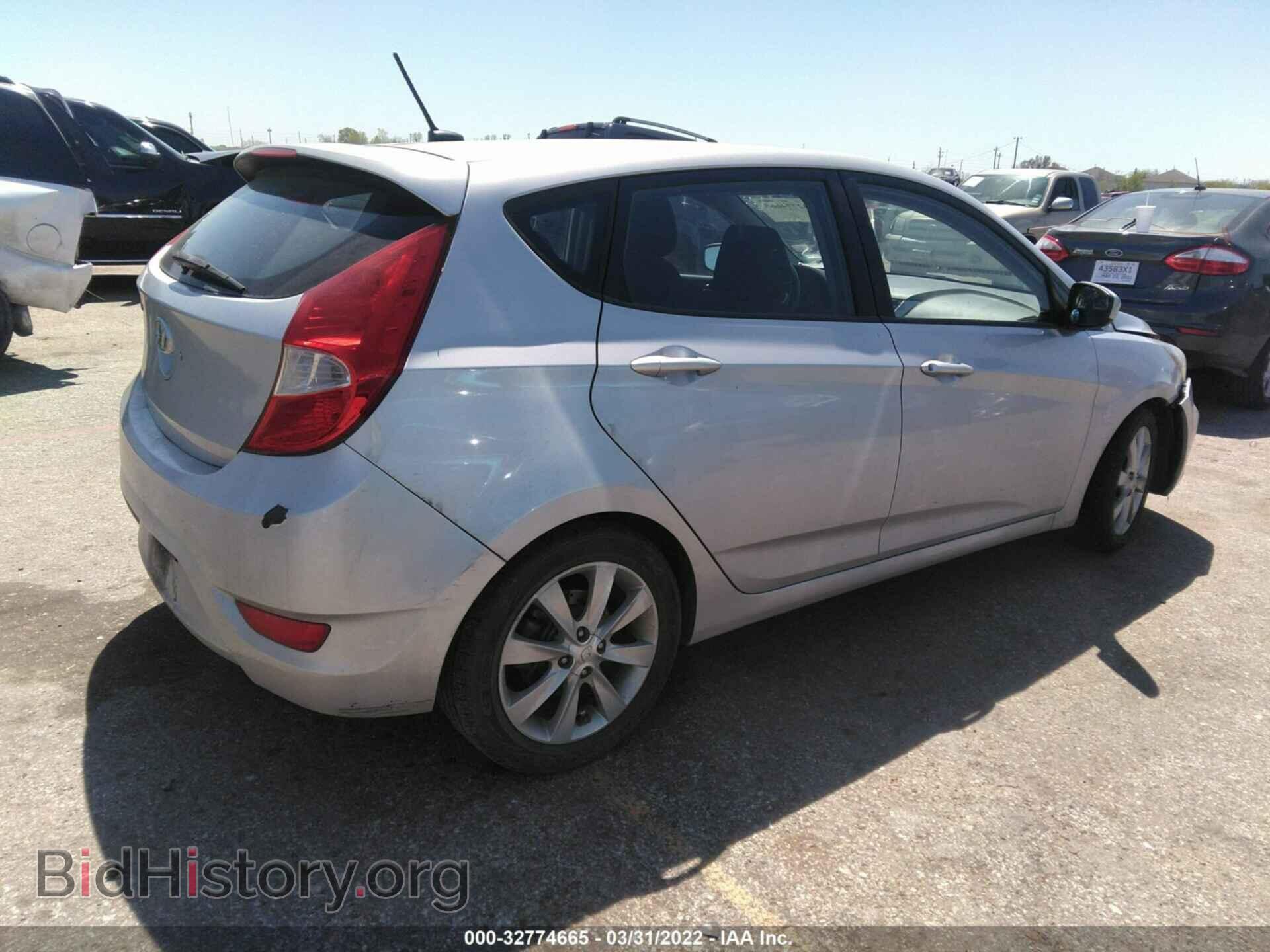 2012 HYUNDAI ACCENT - VIN: KMHCU5AE8CU027416 - Фото 4