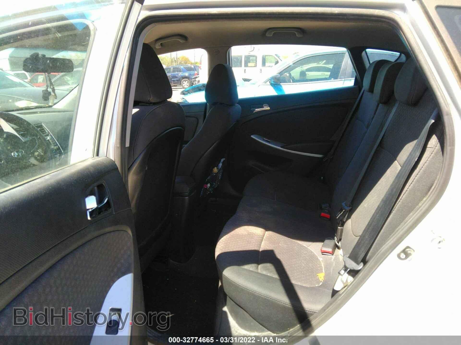 2012 HYUNDAI ACCENT - VIN: KMHCU5AE8CU027416 - Фото 8