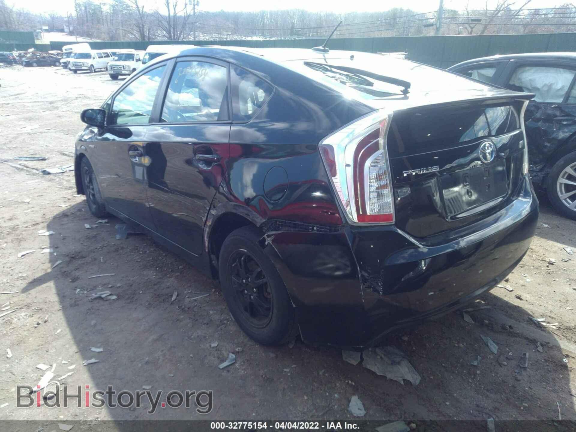 2013 TOYOTA PRIUS - VIN: JTDKN3DU0D0343213 - Фото 3