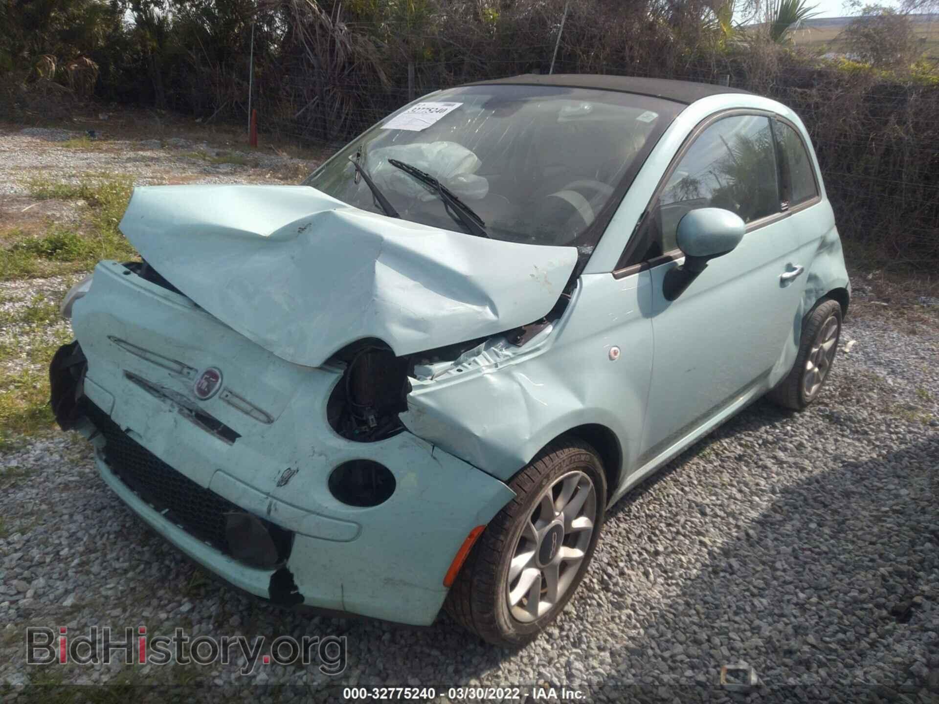 2017 FIAT 500C - VIN: 3C3CFFLR5HT565355 - Photo 2