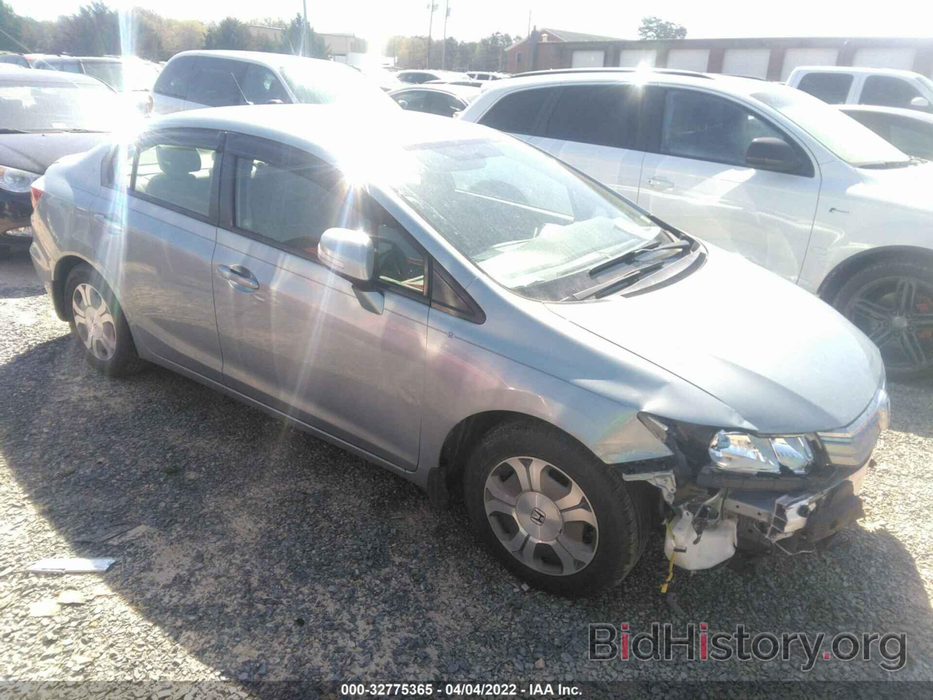 Photo JHMFB4F26CS008308 - HONDA CIVIC HYBRID 2012