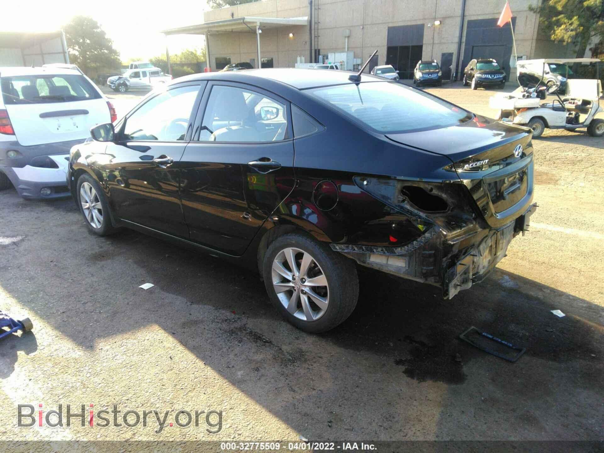 2012 HYUNDAI ACCENT - VIN: KMHCU4AE1CU247202 - Фото 3
