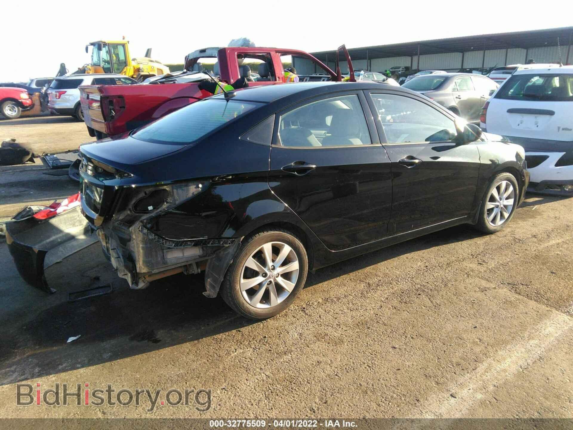 2012 HYUNDAI ACCENT - VIN: KMHCU4AE1CU247202 - Фото 4