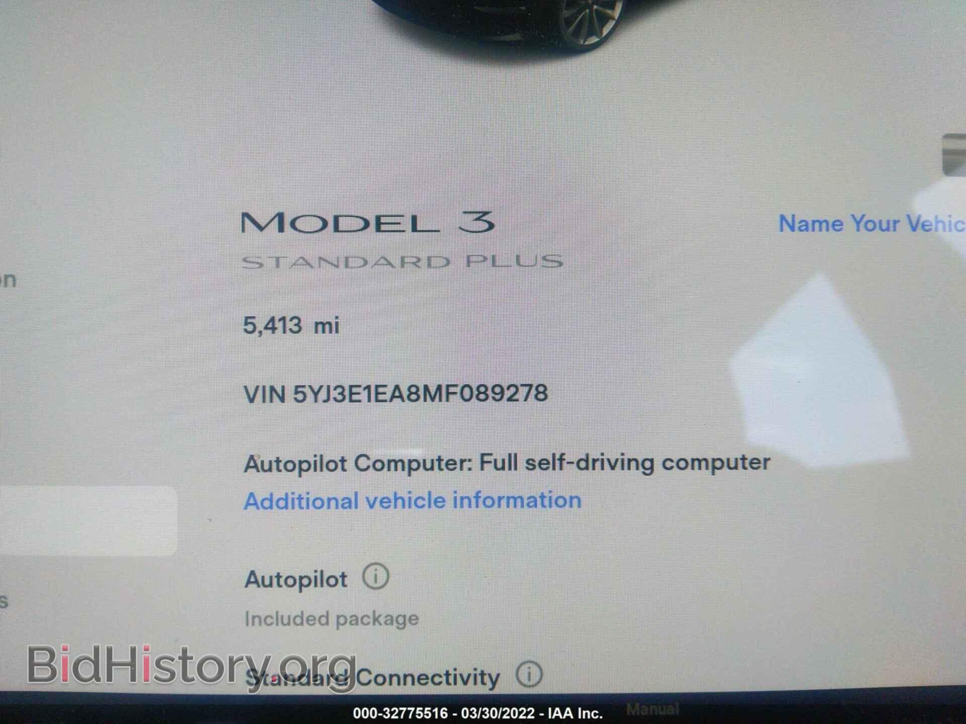 2021 TESLA MODEL 3 - VIN: 5YJ3E1EA8MF089278 - Photo 7