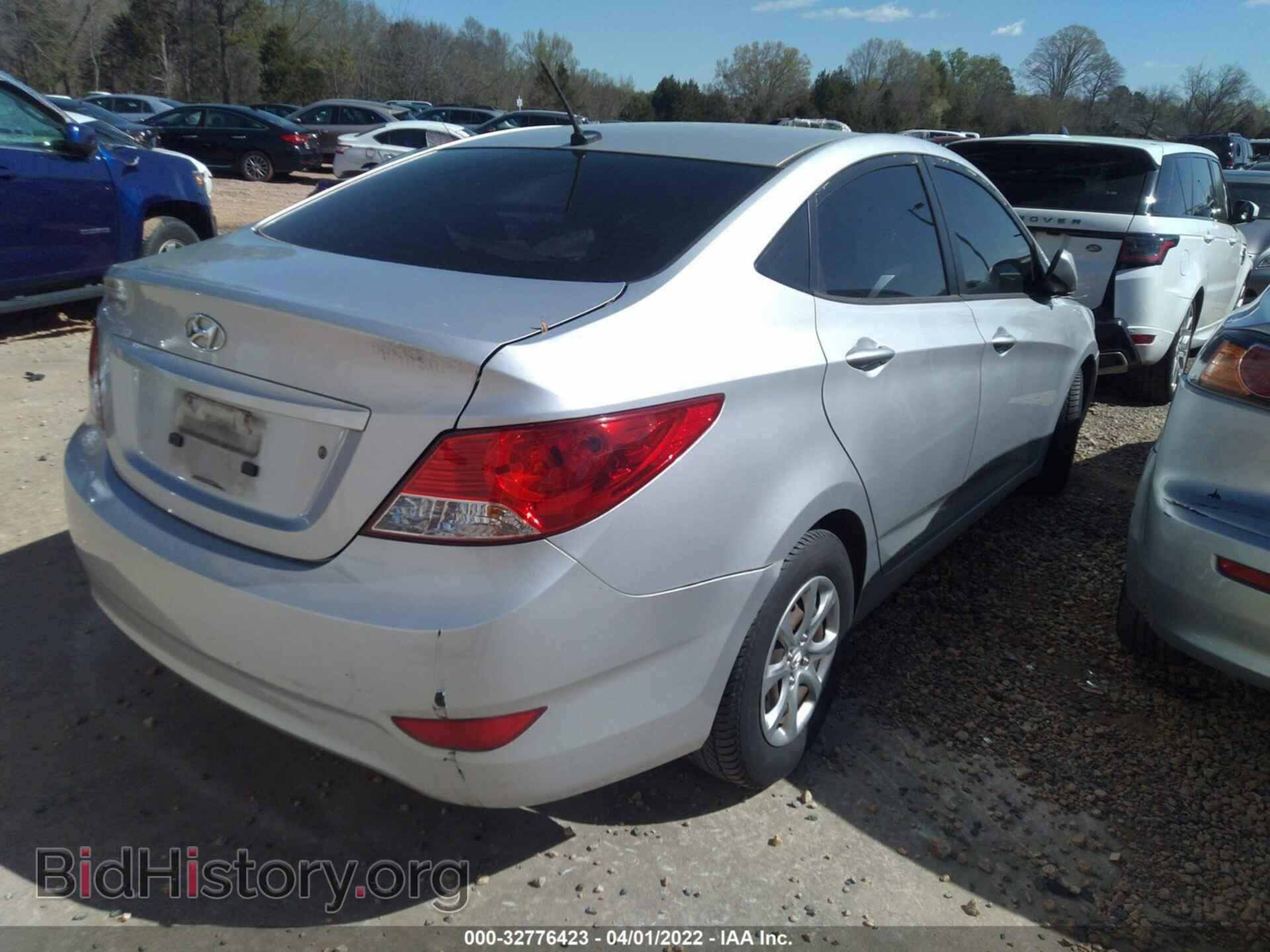 2013 HYUNDAI ACCENT - VIN: KMHCT4AE8DU475556 - Фото 4