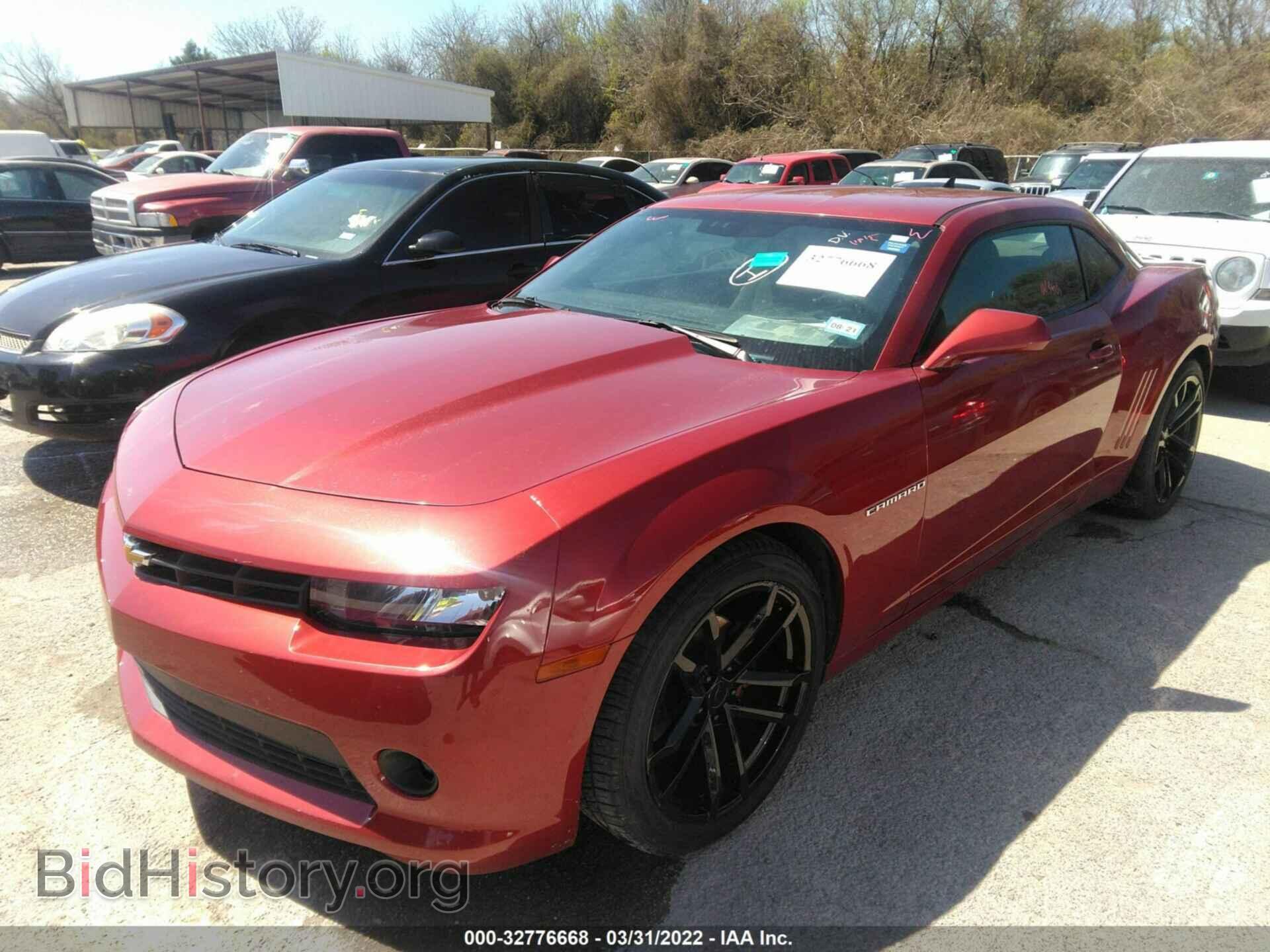 2014 CHEVROLET CAMARO - VIN: 2G1FB1E38E9168276 - Фото 2