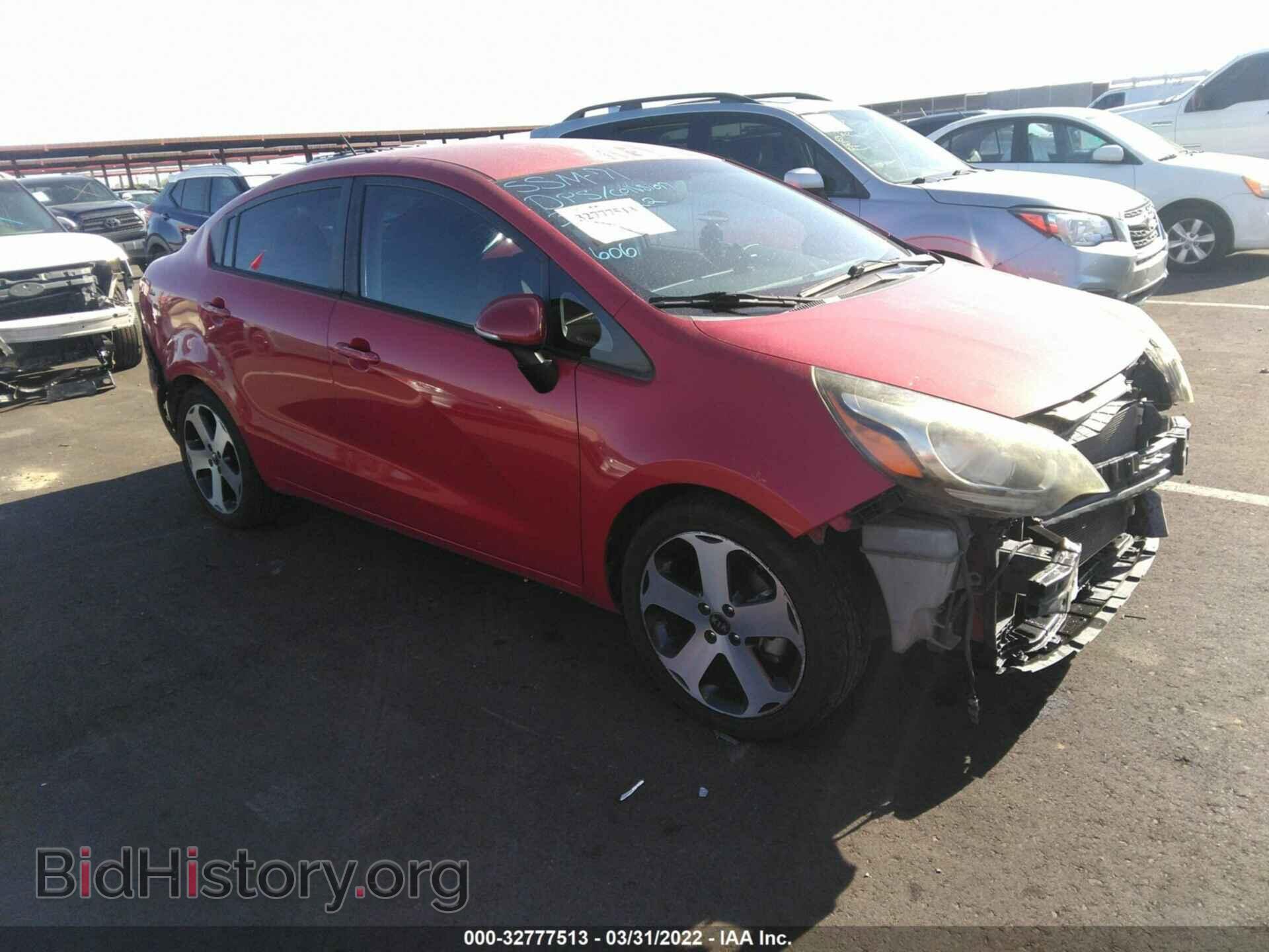 Фотография KNADN4A38D6217654 - KIA RIO 2013