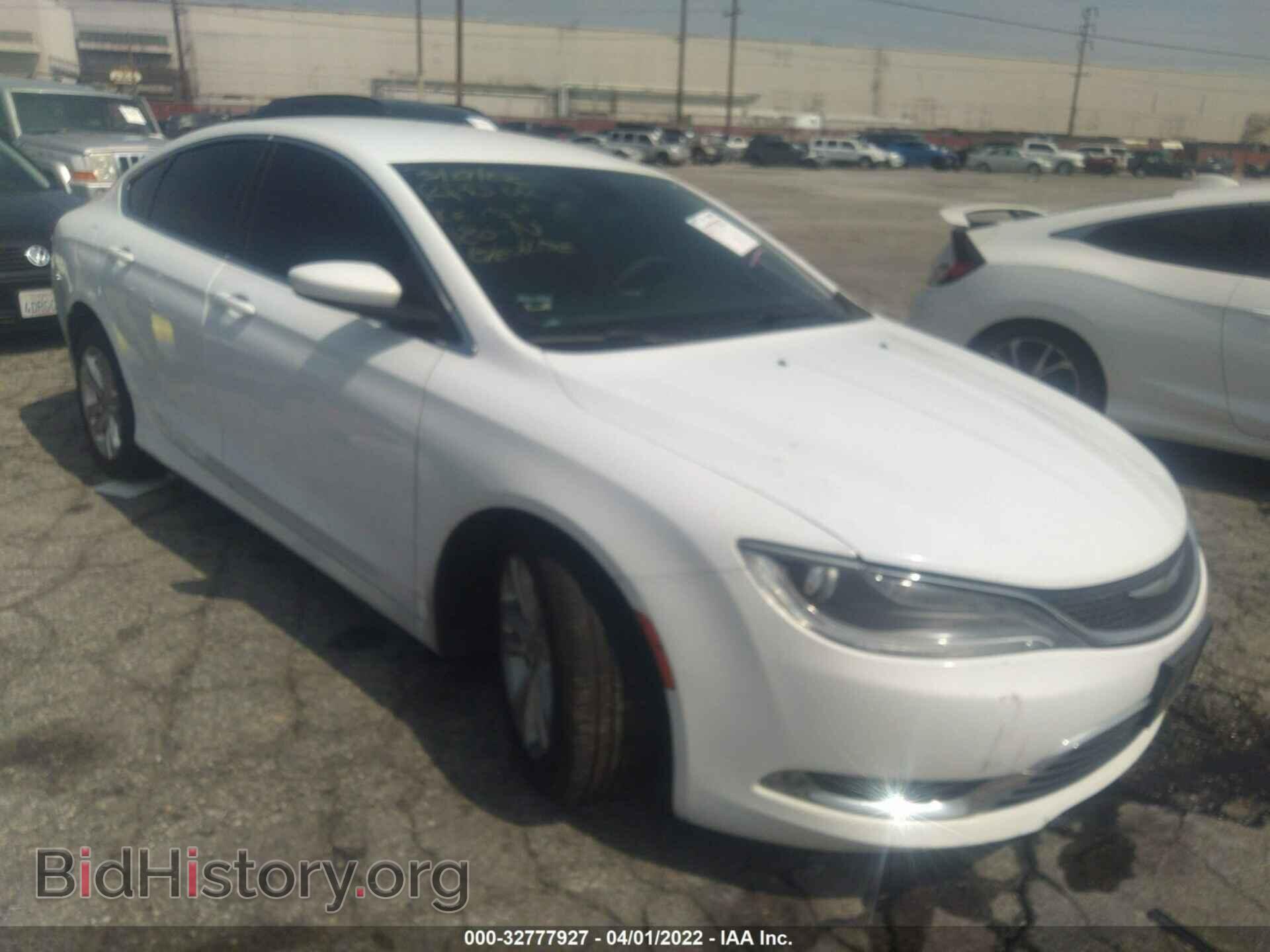 Фотография 1C3CCCAB5GN105270 - CHRYSLER 200 2016