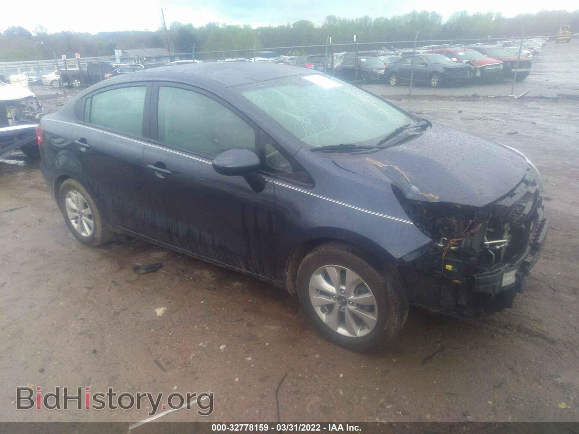 Фотография KNADN4A31G6569835 - KIA RIO 2016