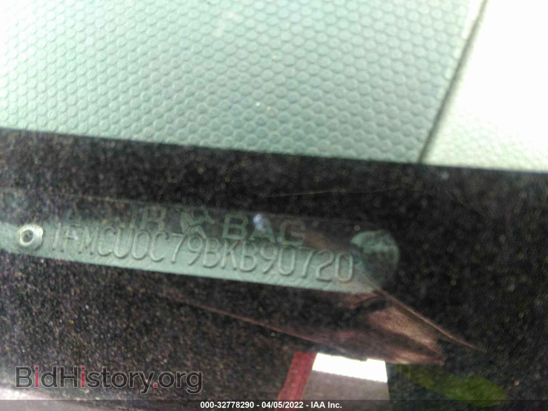 2011 FORD ESCAPE - VIN: 1FMCU0C79BKB90720 - Фото 9