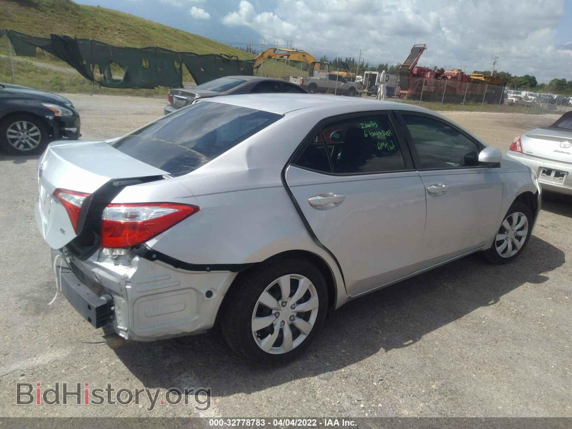 2015 TOYOTA COROLLA - VIN: 2T1BURHE5FC360400 - Photo 4