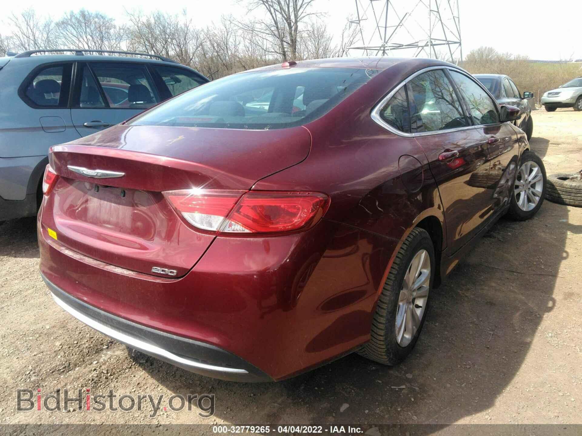 2015 CHRYSLER 200 - VIN: 1C3CCCAB6FN723891 - Фото 4