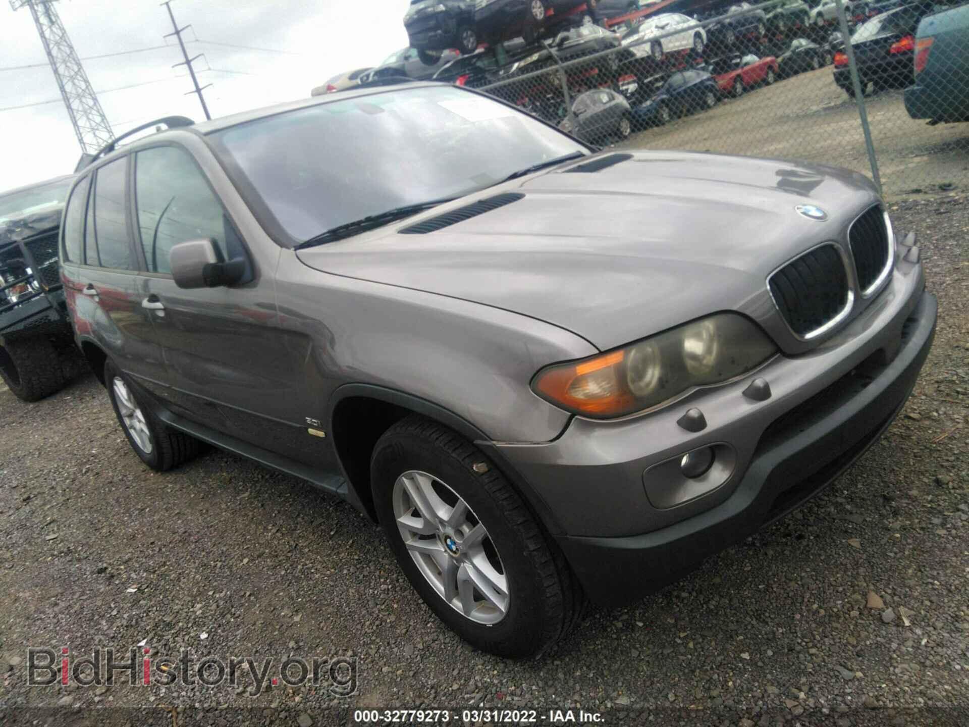 Photo 5UXFA13536LY38579 - BMW X5 2006