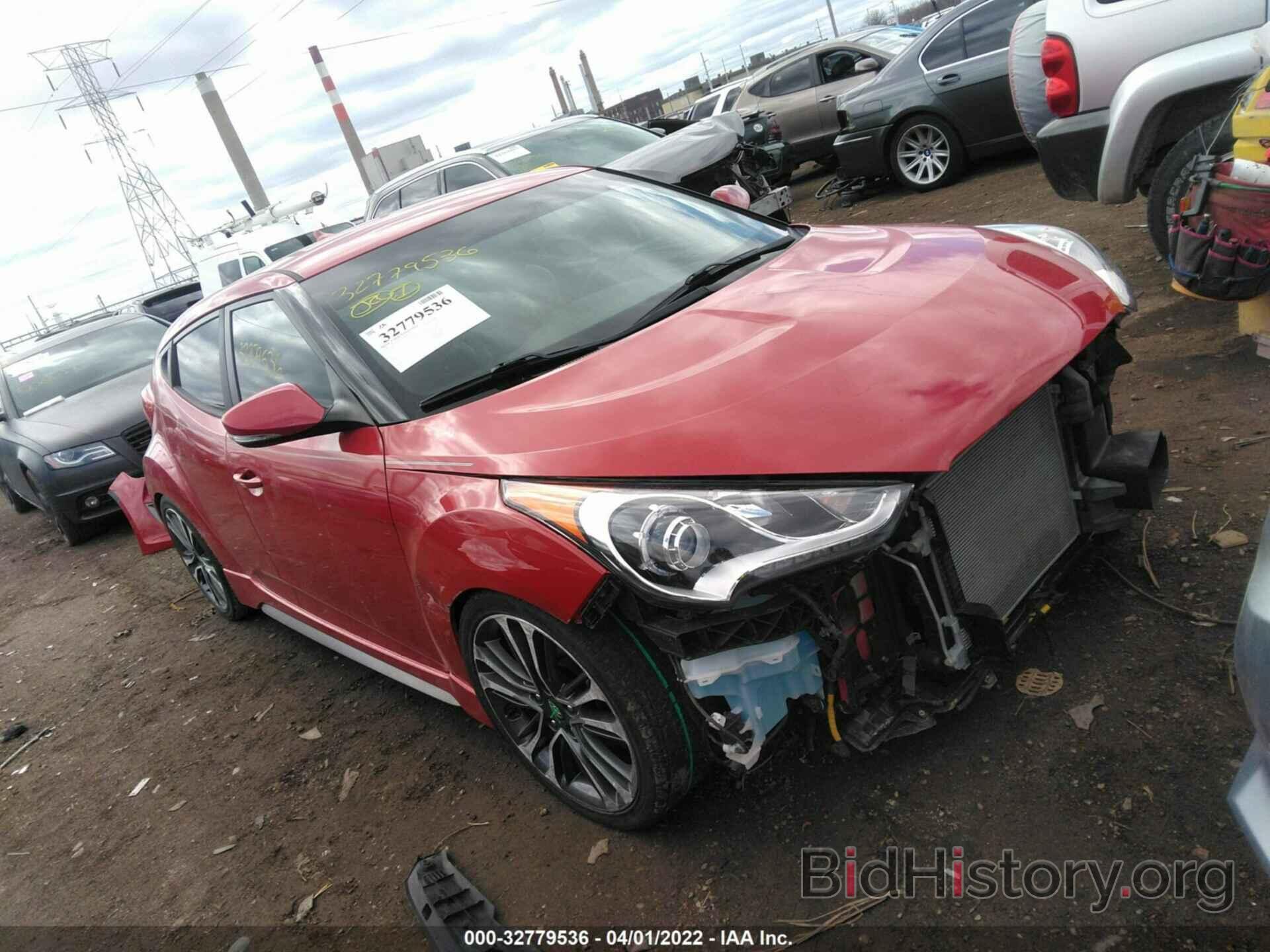 Photo KMHTC6AEXGU271146 - HYUNDAI VELOSTER 2016