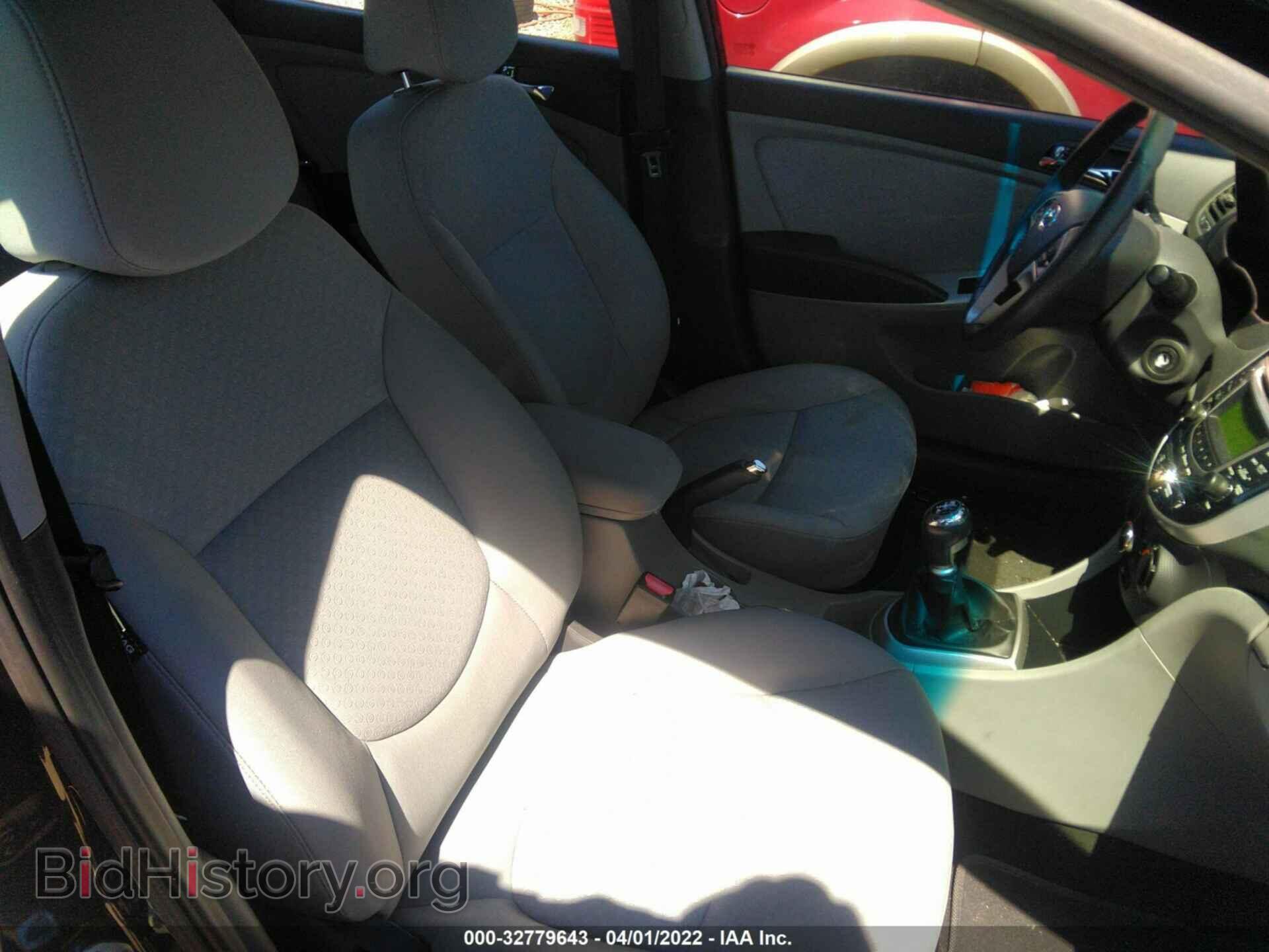 2012 HYUNDAI ACCENT - VIN: KMHCU5AE1CU045224 - Фото 5
