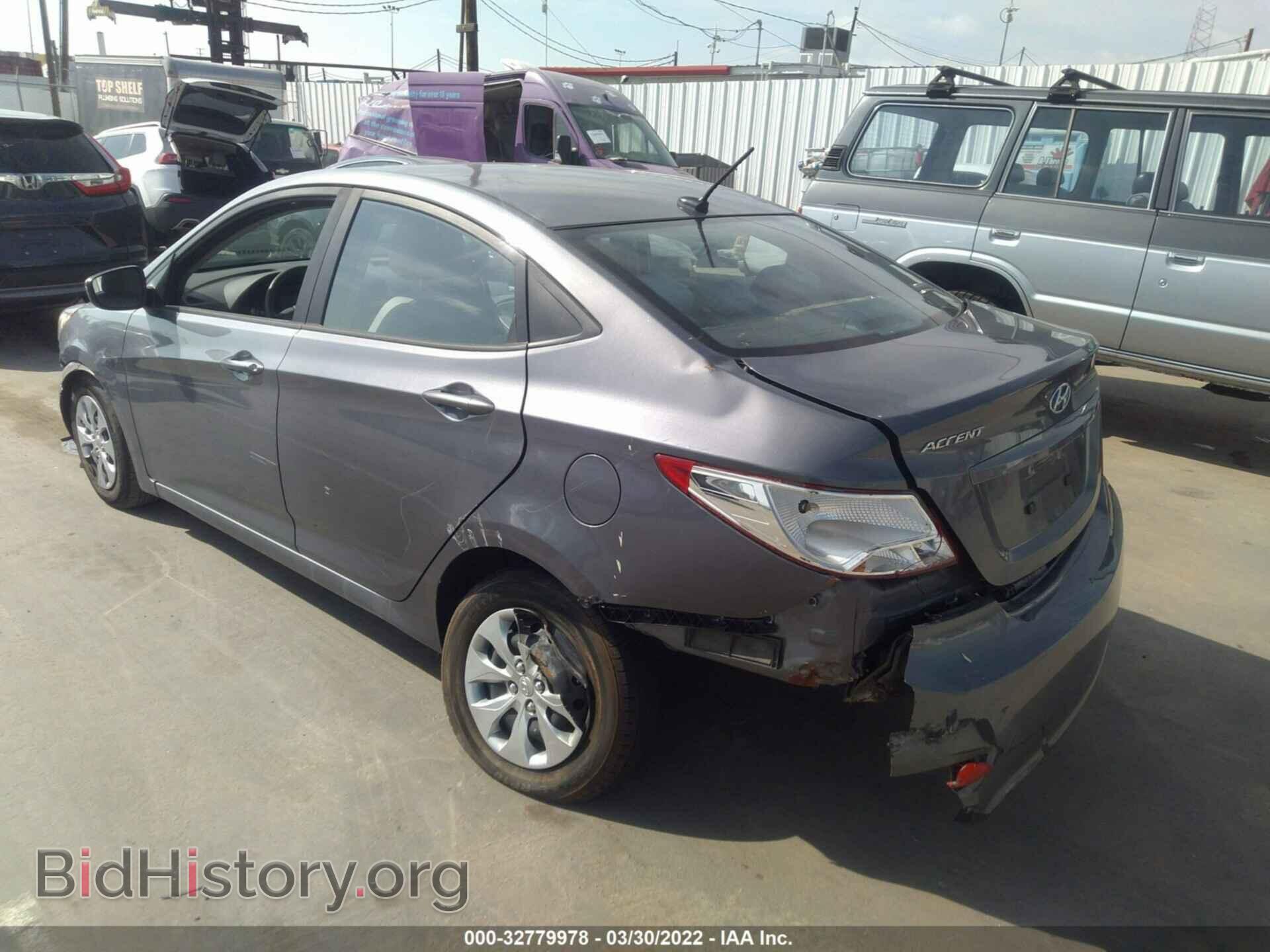 2017 HYUNDAI ACCENT - VIN: KMHCT4AE2HU205261 - Фото 3