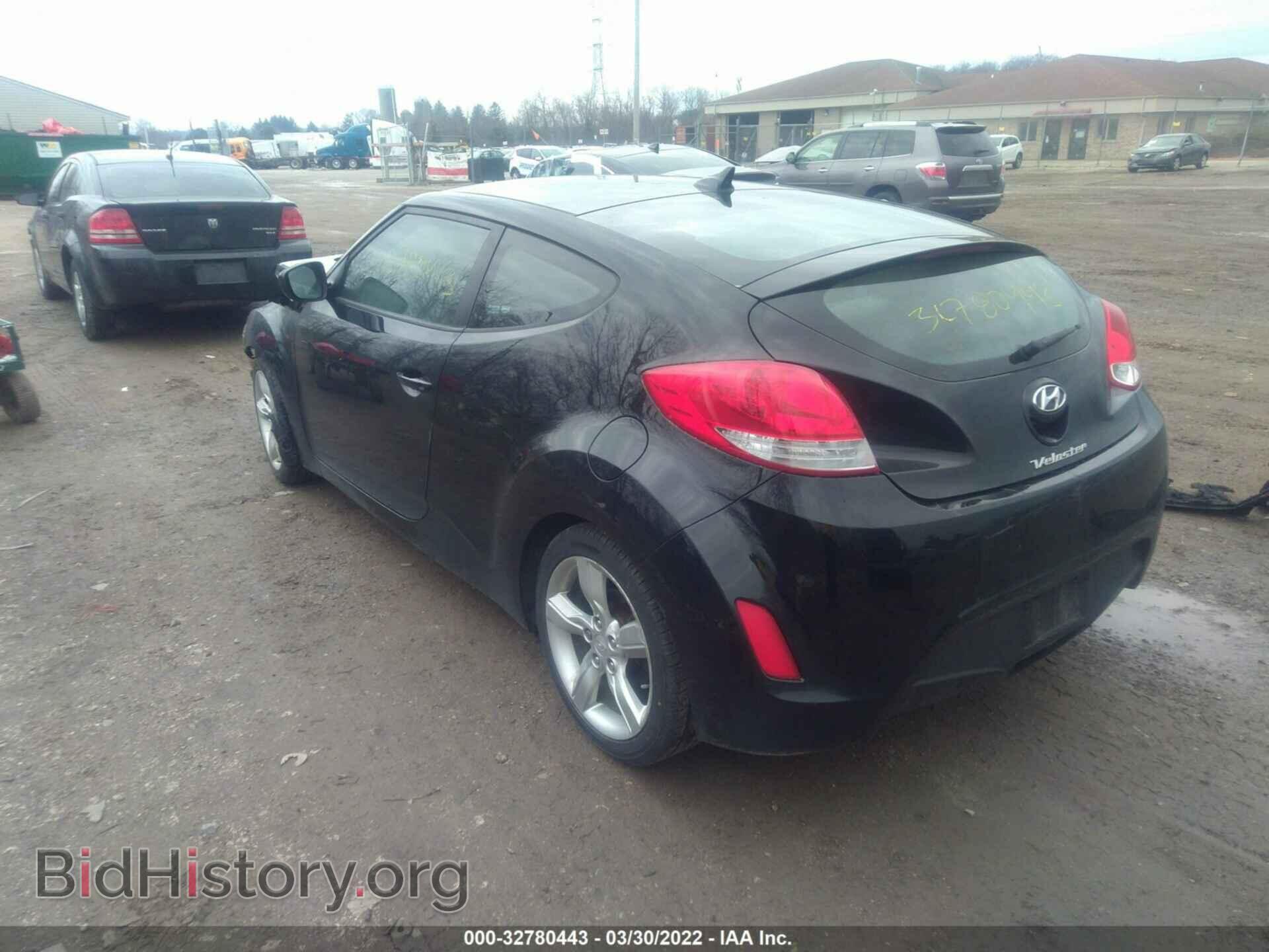 2012 HYUNDAI VELOSTER - VIN: KMHTC6AD2CU071475 - Фото 3
