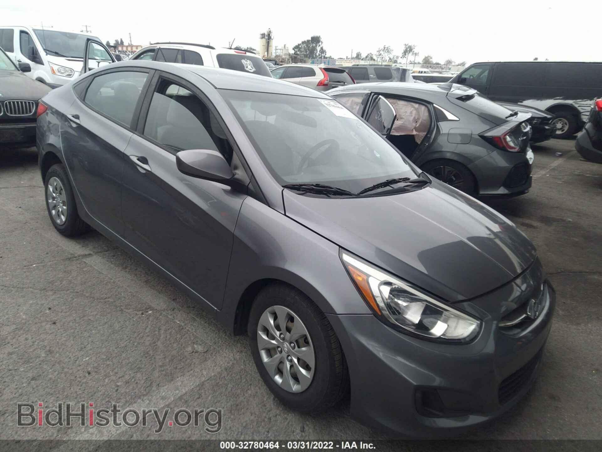 Фотография KMHCT4AE1GU073639 - HYUNDAI ACCENT 2016