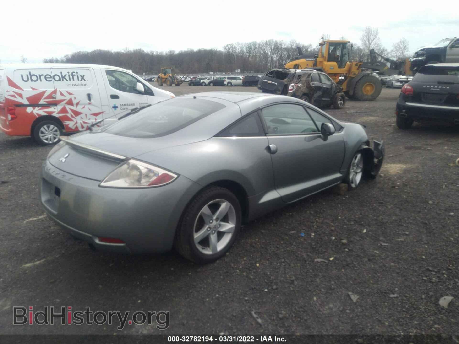2007 MITSUBISHI ECLIPSE - VIN: 4A3AK24F07E026830 - Фото 4