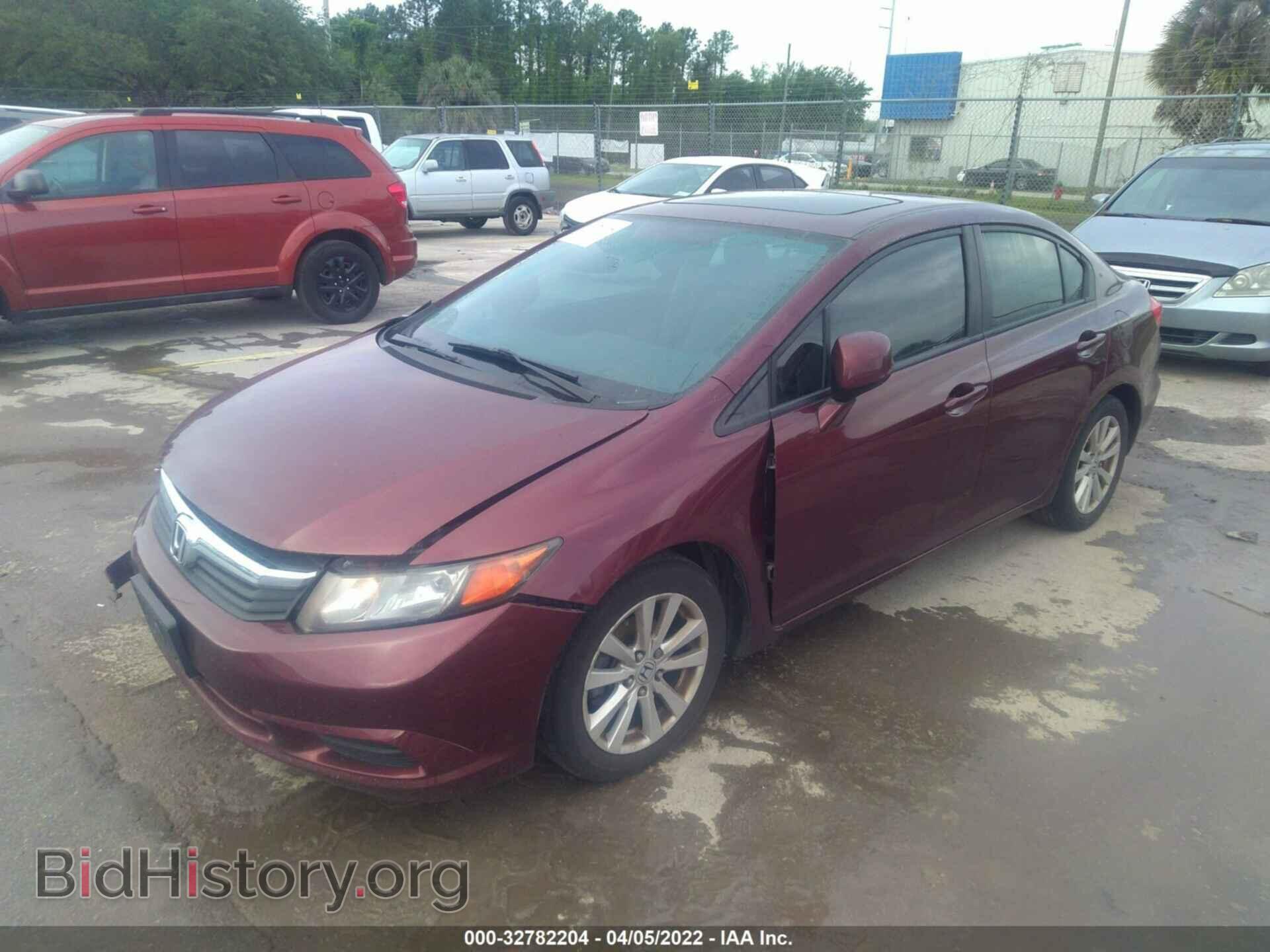 2012 HONDA CIVIC SDN - VIN: 19XFB2F82CE036006 - Фото 2