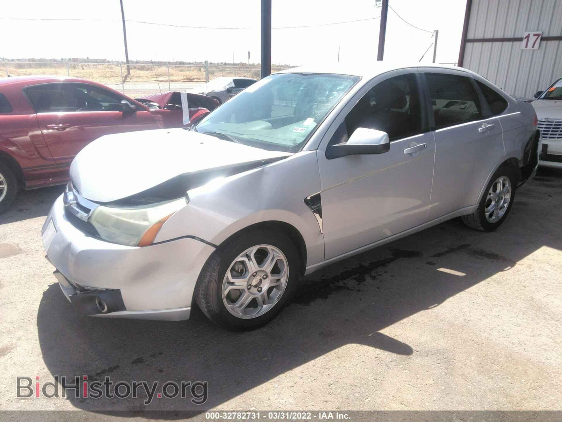 2008 FORD FOCUS - VIN: 1FAHP35N68W275567 - Фото 2