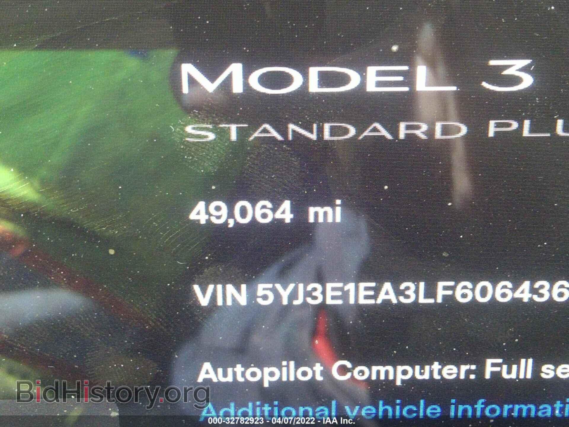 2020 TESLA MODEL 3 - VIN: 5YJ3E1EA3LF606436 - Фото 12