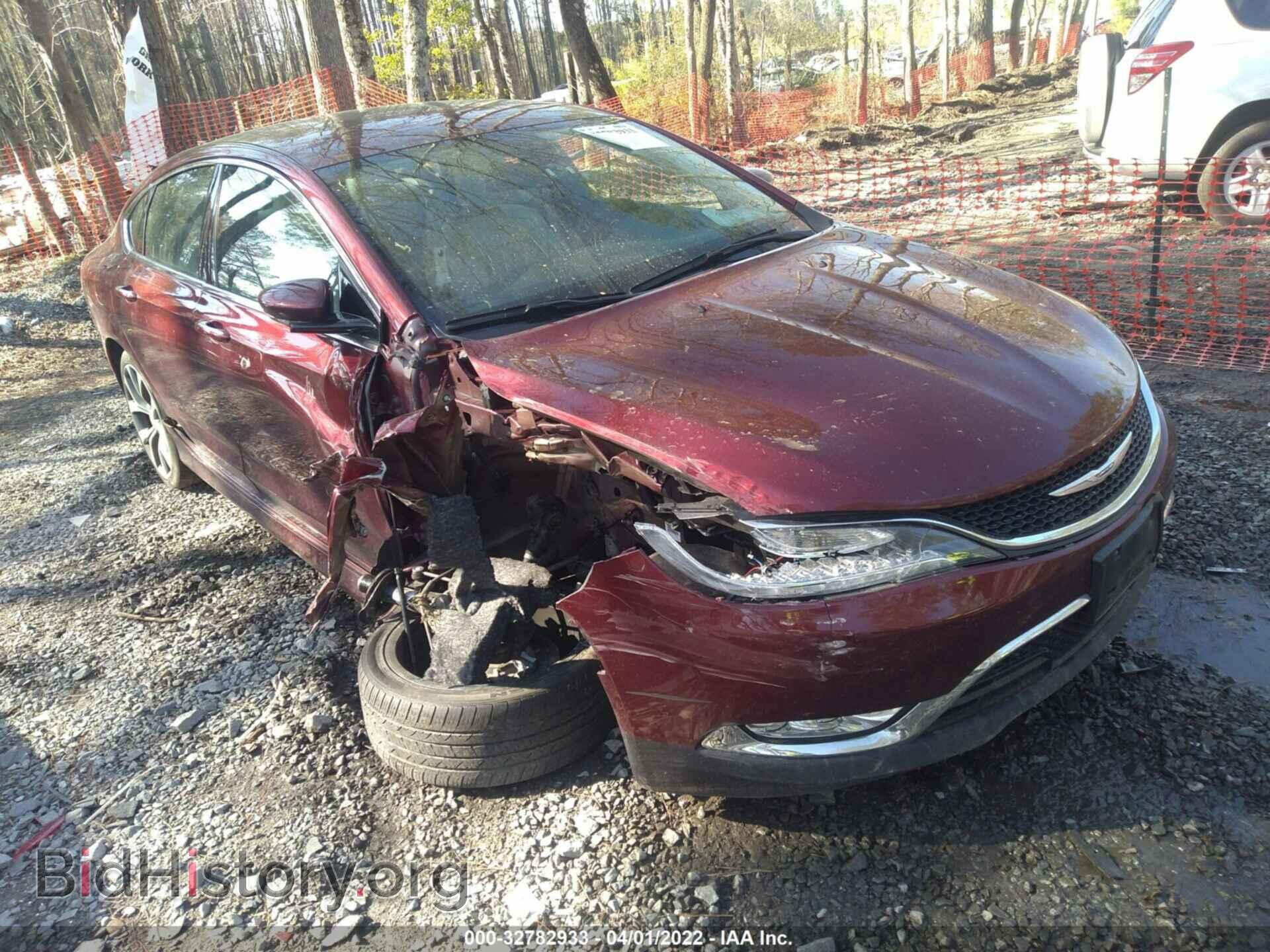 Фотография 1C3CCCCG2GN122973 - CHRYSLER 200 2016