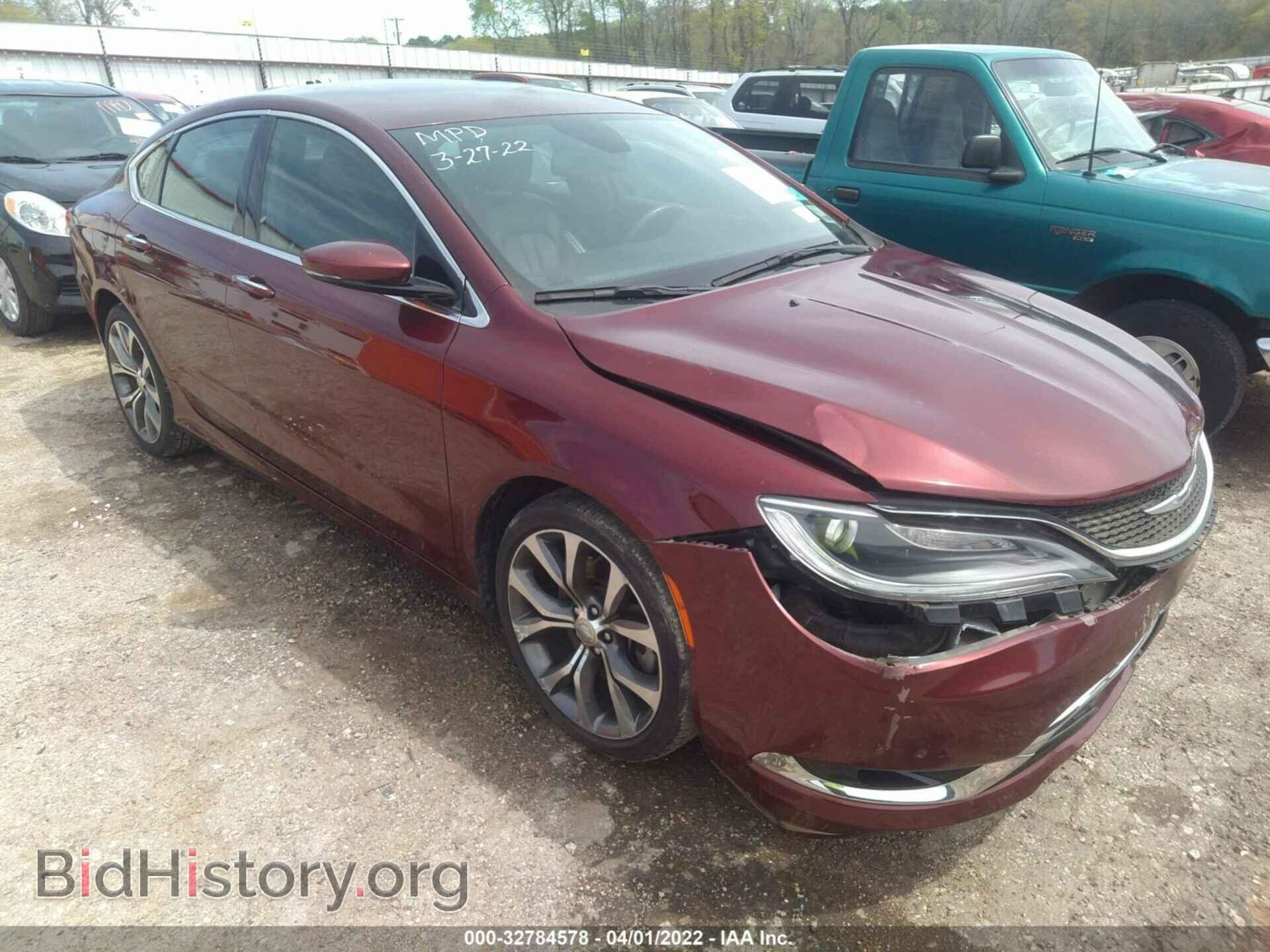 Фотография 1C3CCCCB2GN134836 - CHRYSLER 200 2016