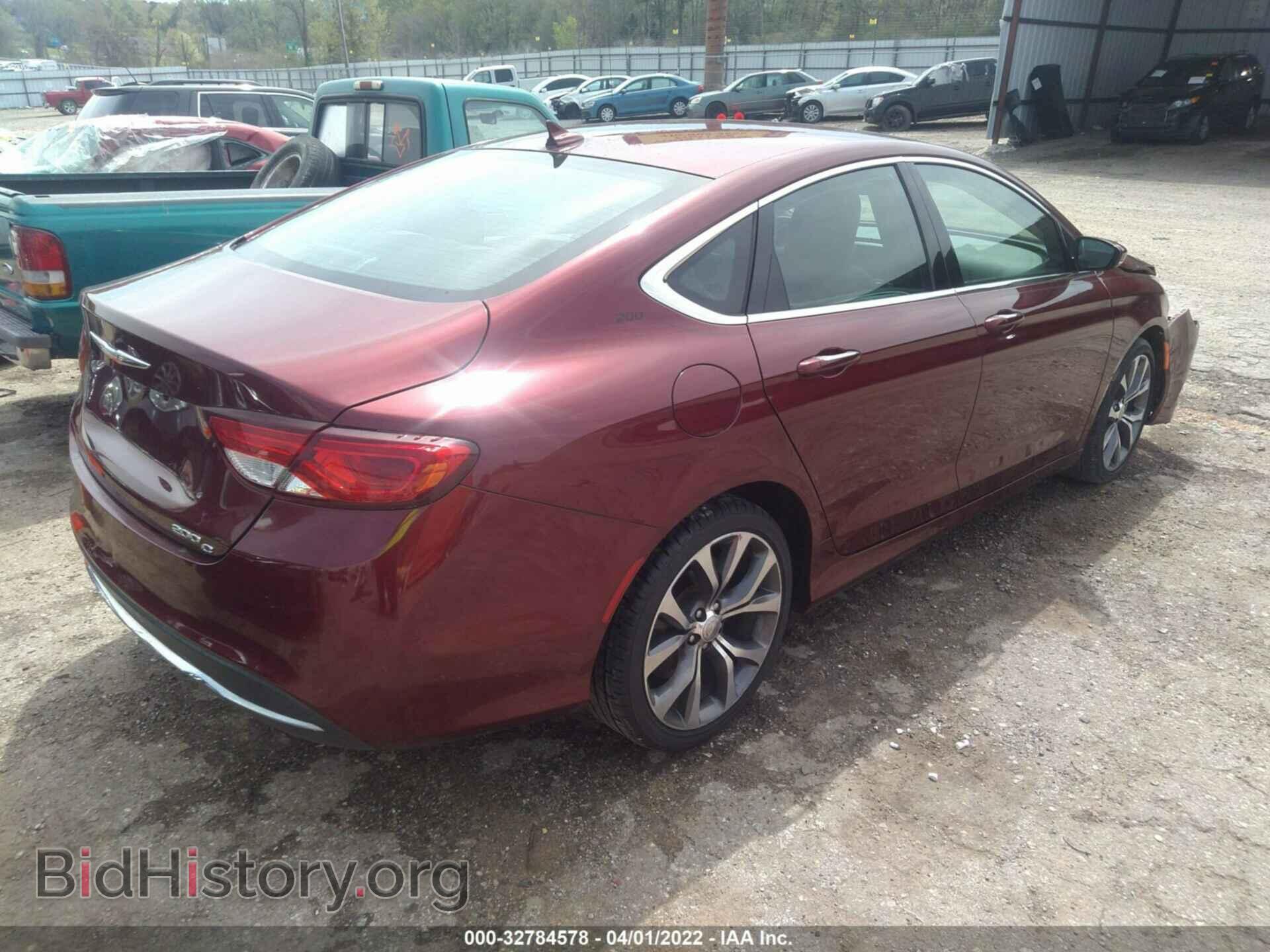 2016 CHRYSLER 200 - VIN: 1C3CCCCB2GN134836 - Фото 4