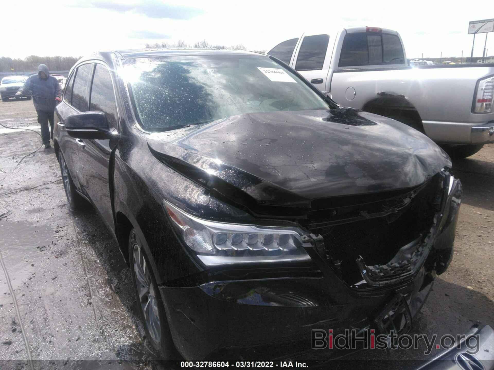 Photo 5FRYD3H46GB012616 - ACURA MDX 2016