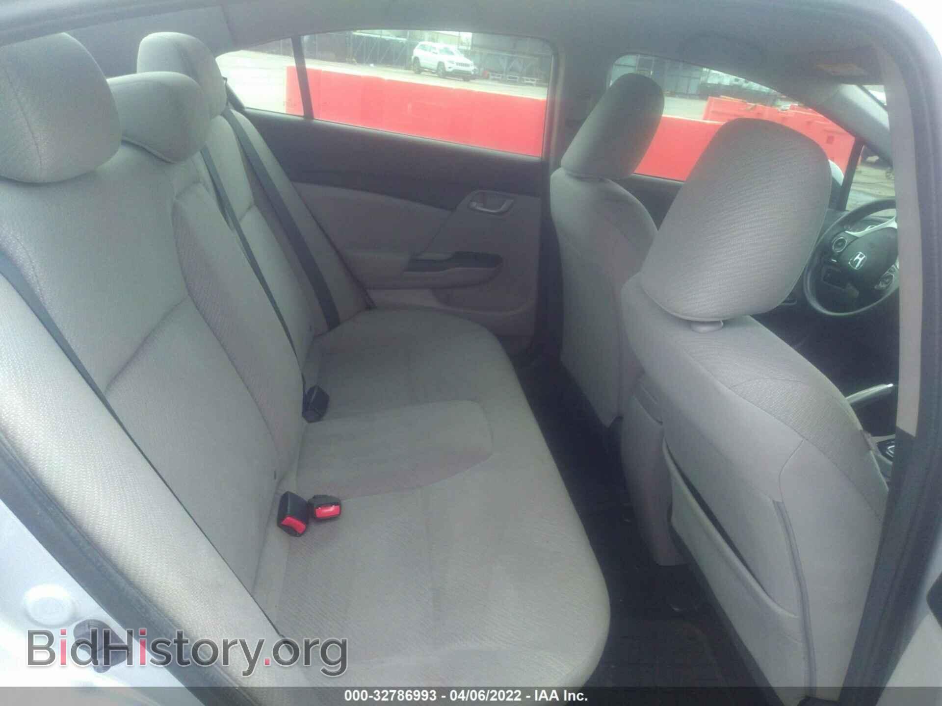 2013 HONDA CIVIC SDN - VIN: 2HGFB2F51DH564567 - Фото 8