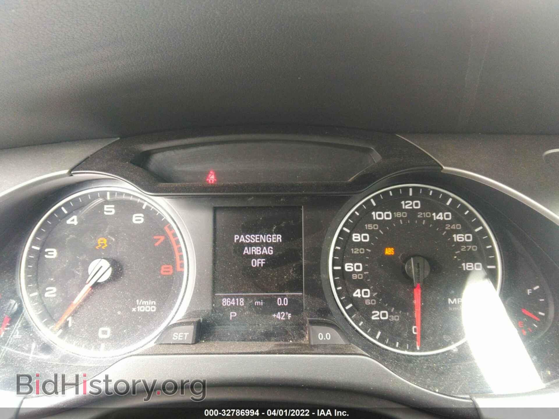 2012 AUDI A4 - VIN: WAUKFAFL2CA087314 - Фото 7