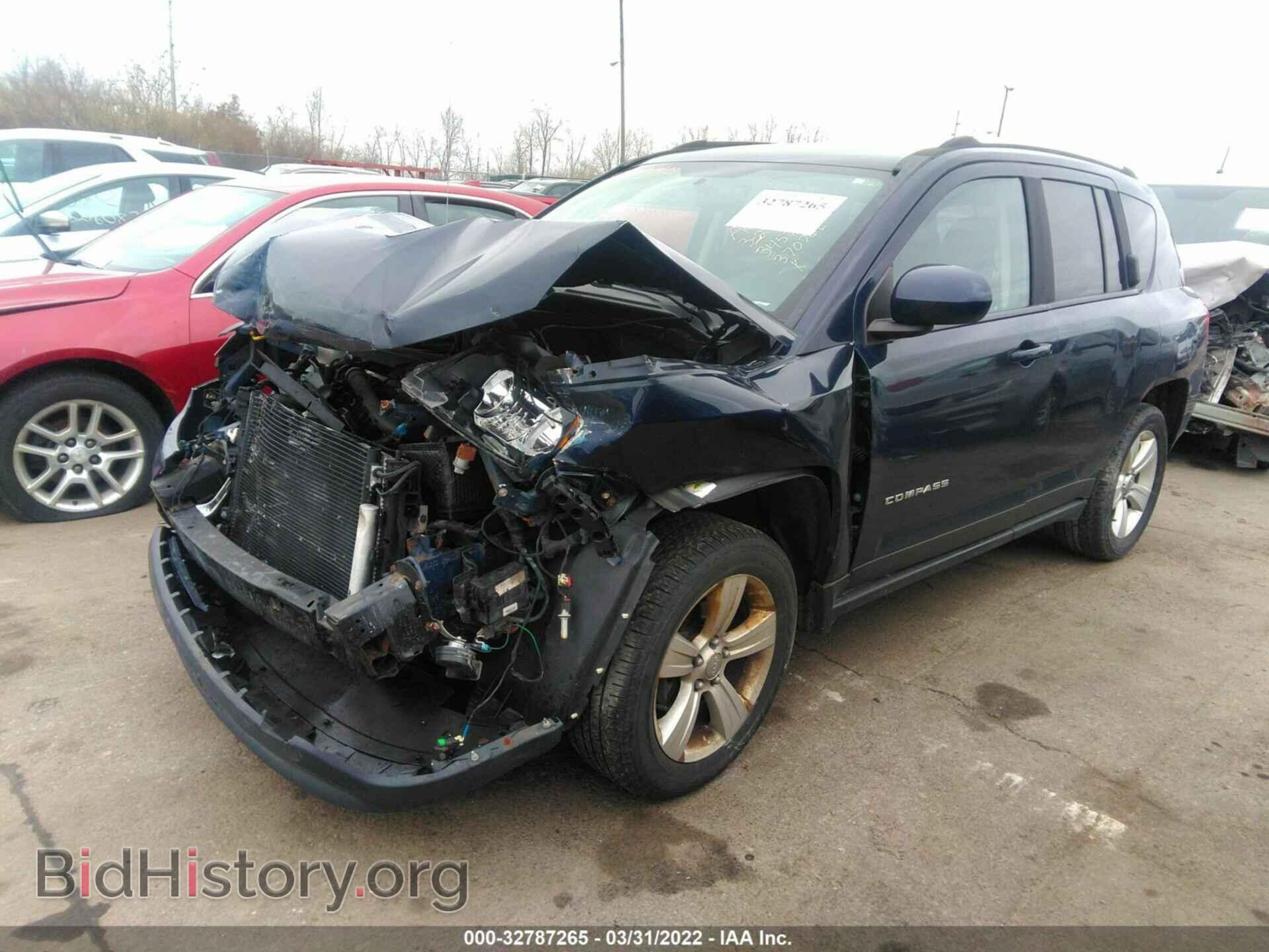 2015 JEEP COMPASS - VIN: 1C4NJDEB1FD370766 - Фото 2