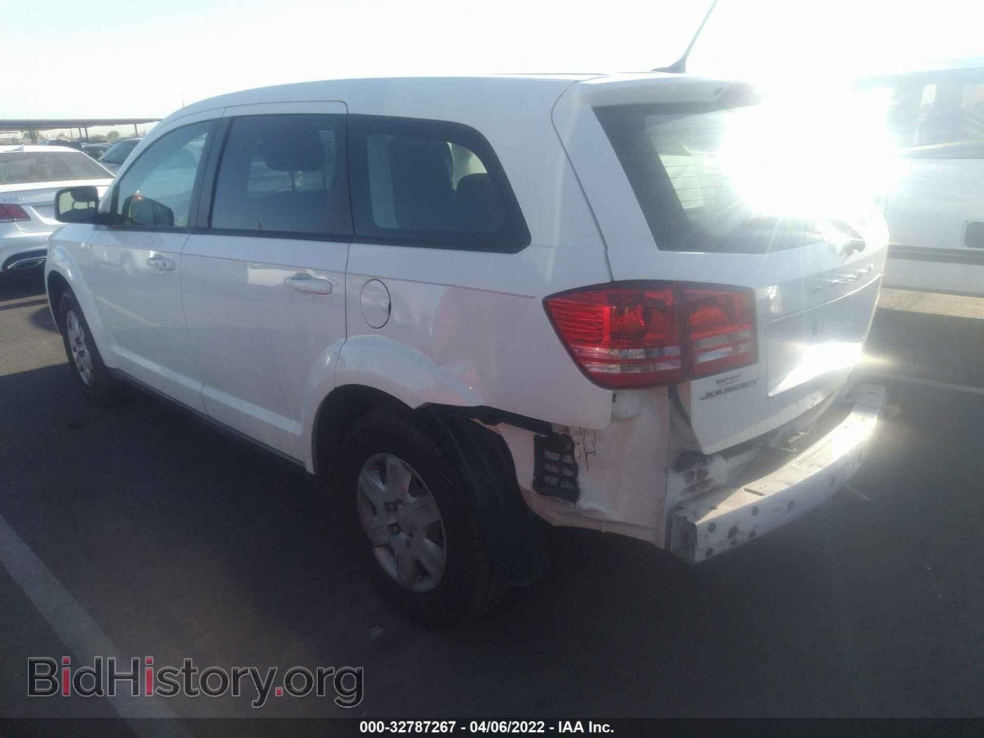 2012 DODGE JOURNEY - VIN: 3C4PDCAB6CT207049 - Фото 3