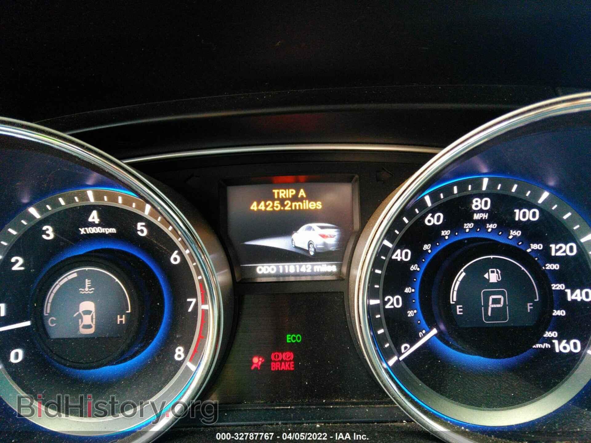 2014 HYUNDAI SONATA - VIN: 5NPEC4AC0EH814317 - Фото 7