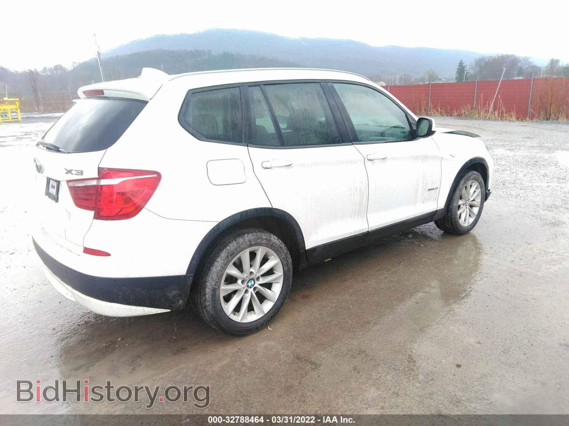 2012 BMW X3 - VIN: 5UXWX5C5XCL718263 - Фото 4